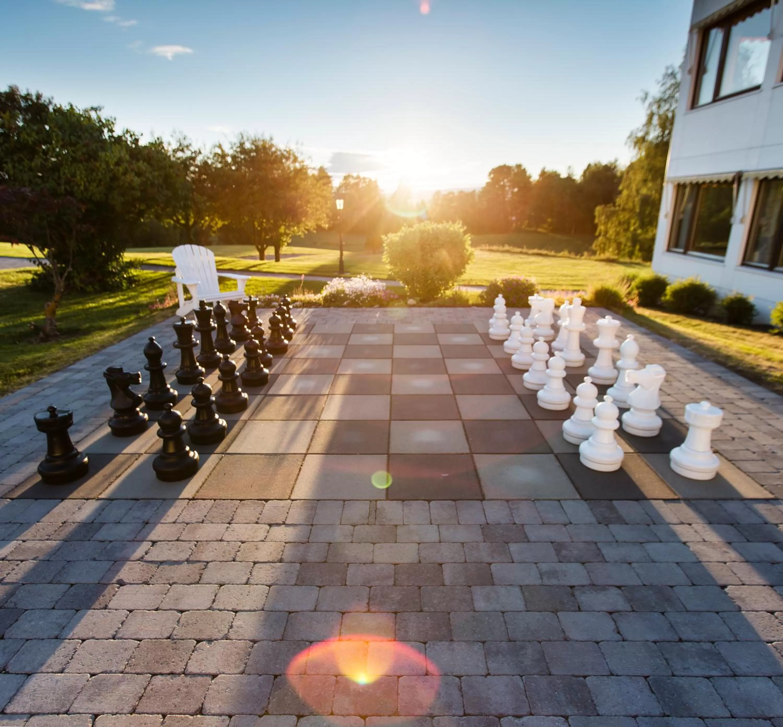 Patio in Klækken Hotel