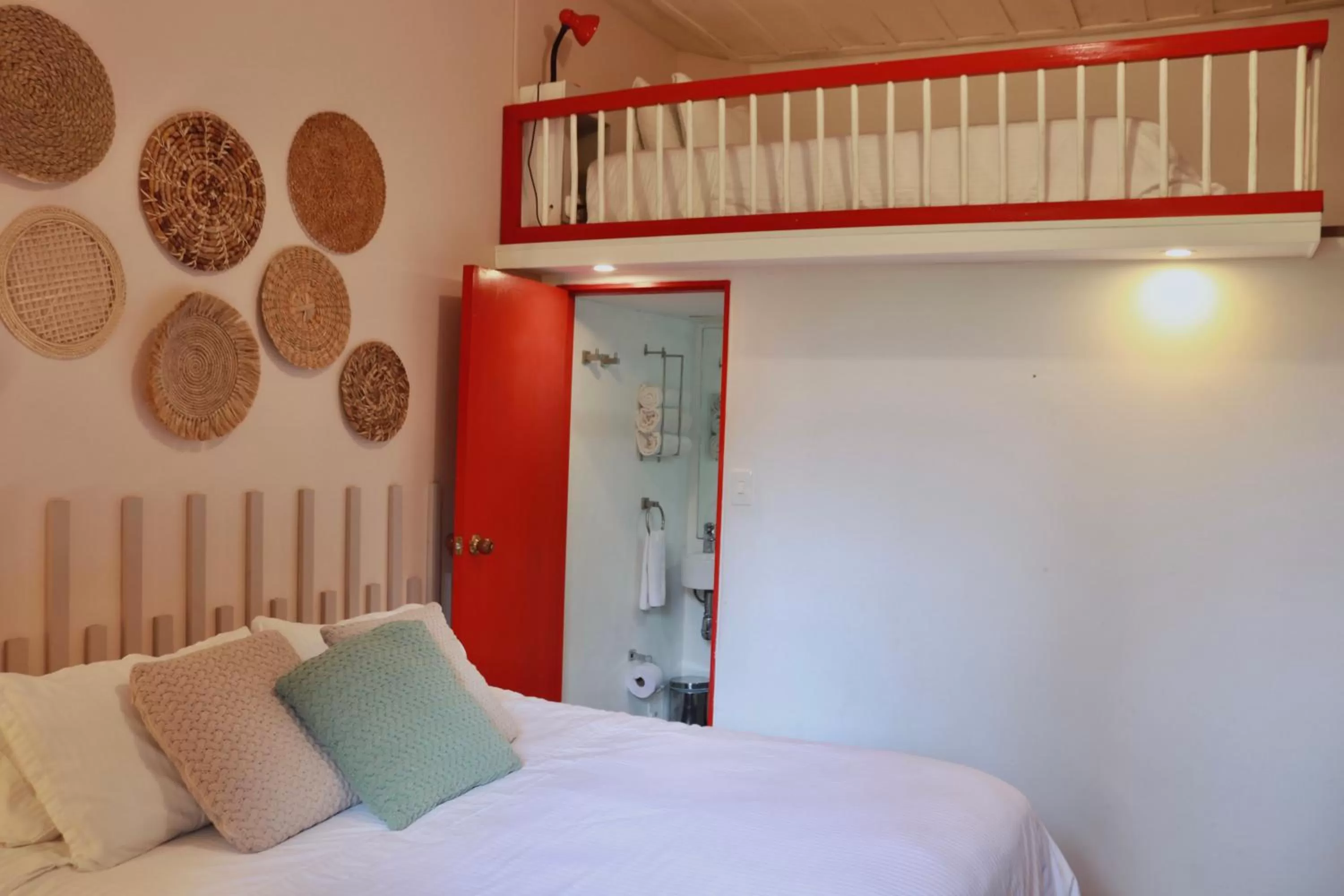 Photo of the whole room, Bed in La Cabaña Ecohotel - Valle del Cocora