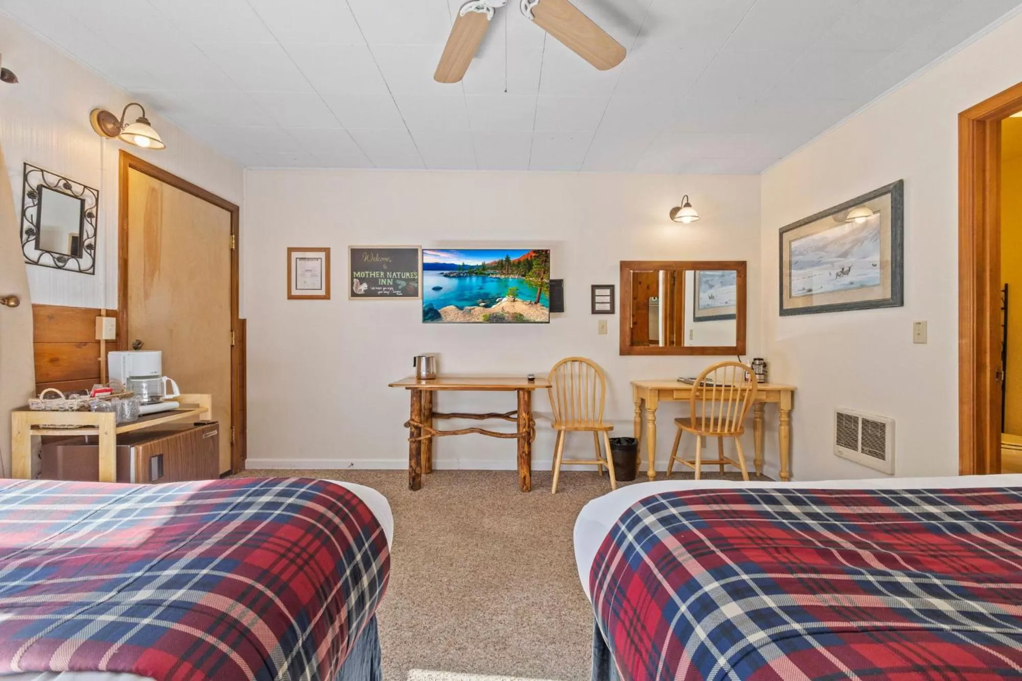 Bed in Mother Nature's Inn