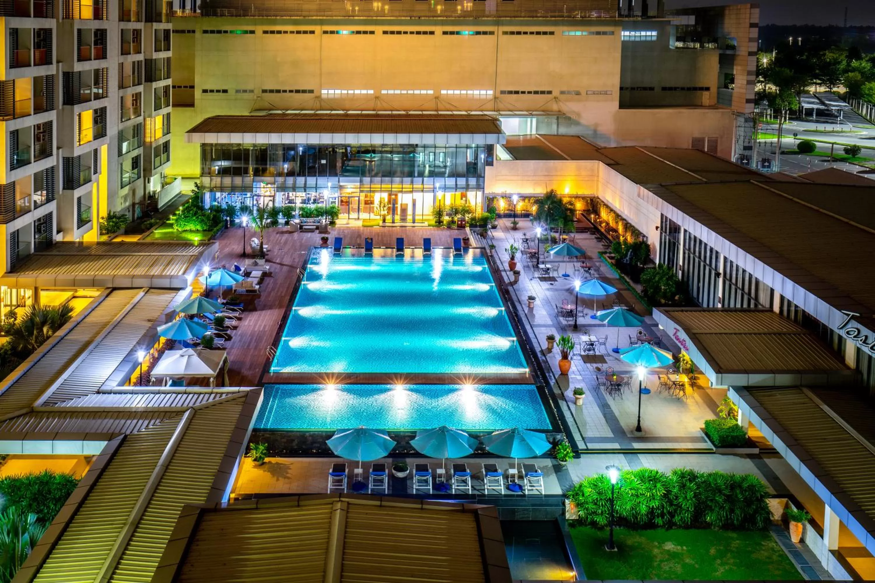 Pool view in Becamex Hotel New City