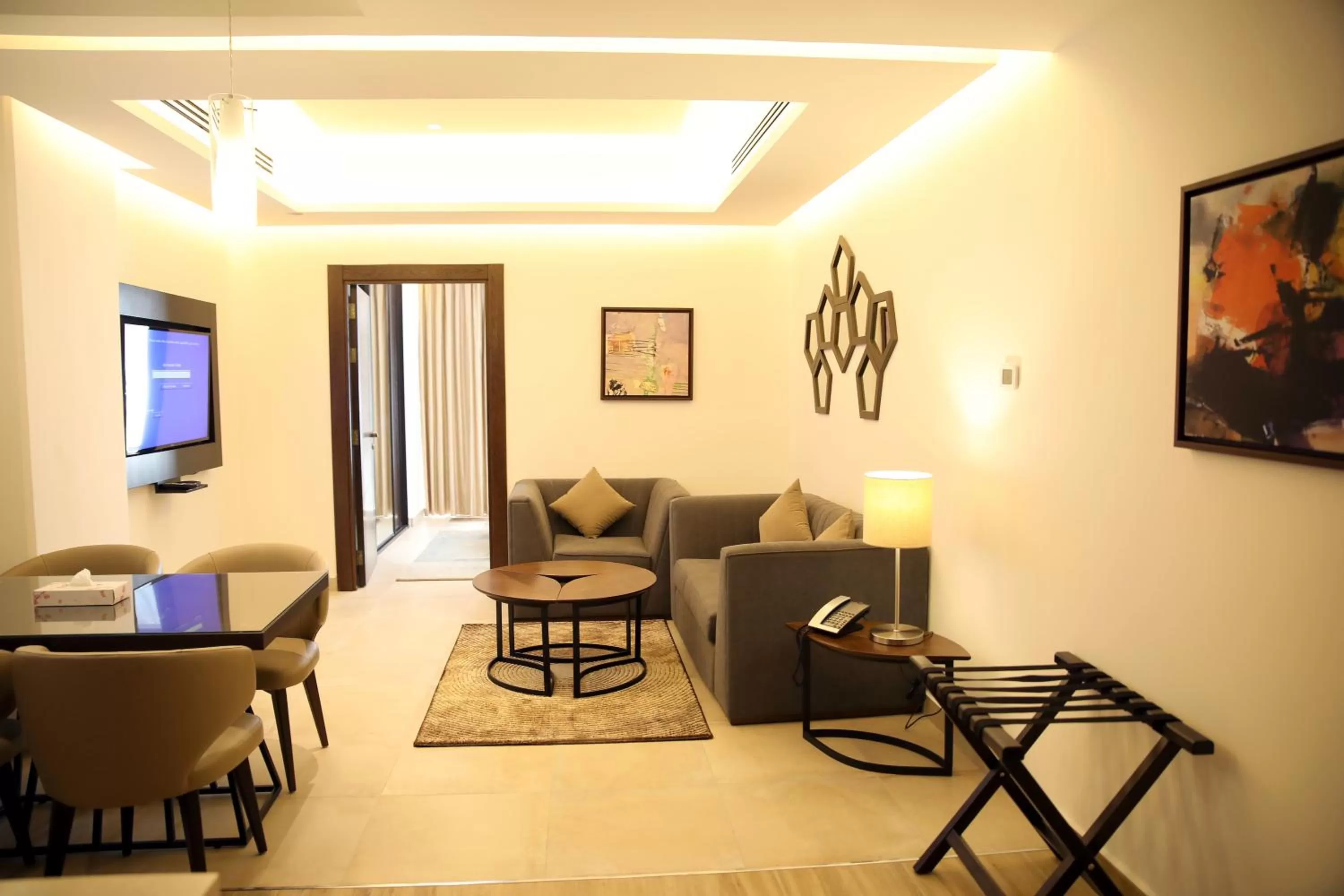 Living room in Downtown Hotel Apartments