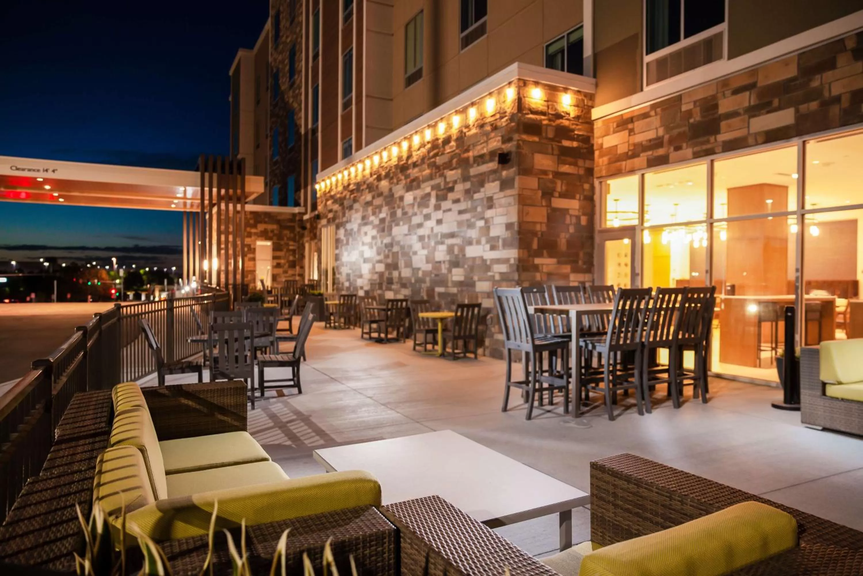 Patio in Hilton Garden Inn Broomfield Boulder