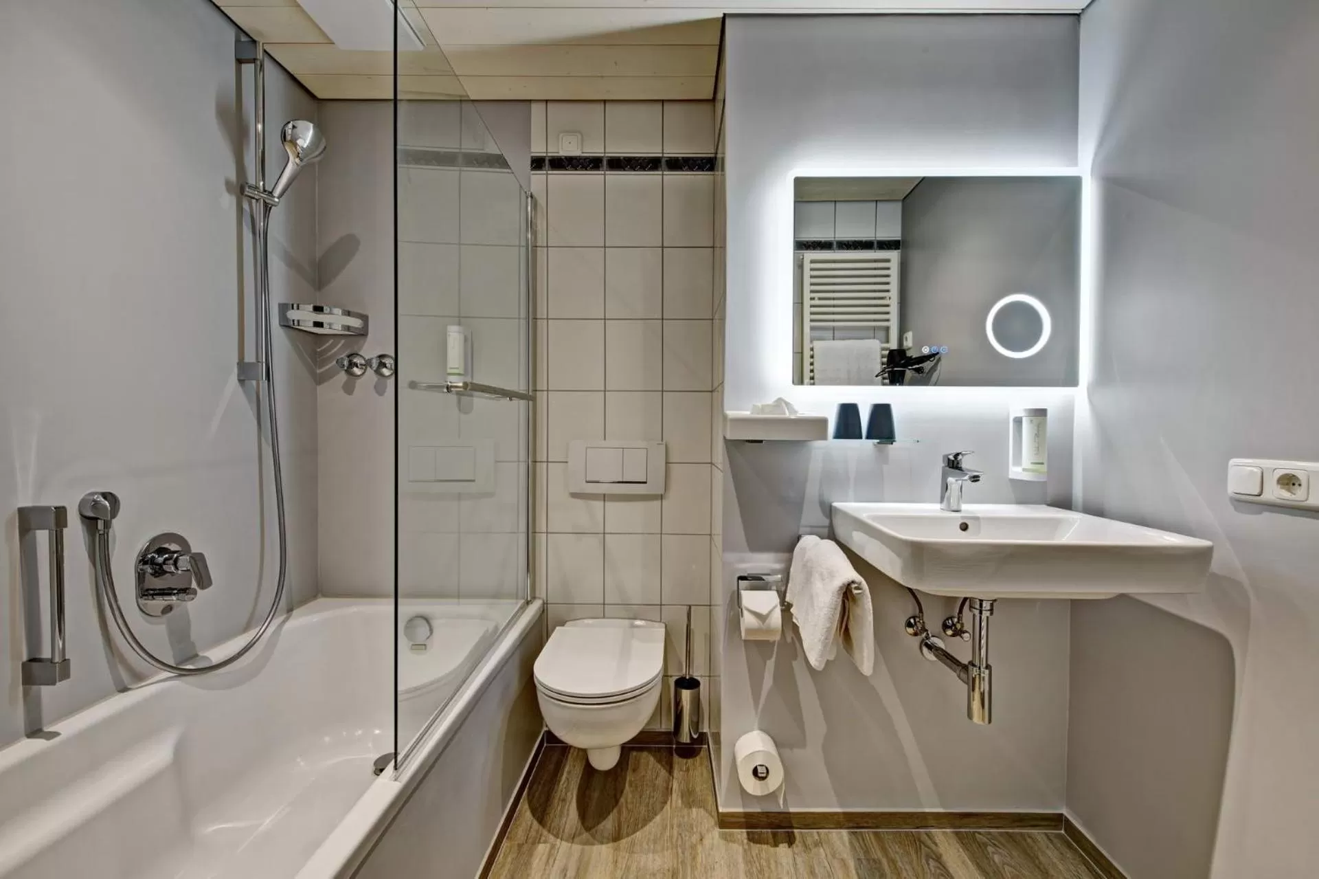 Bathroom in Allgäuer Panoramahotel