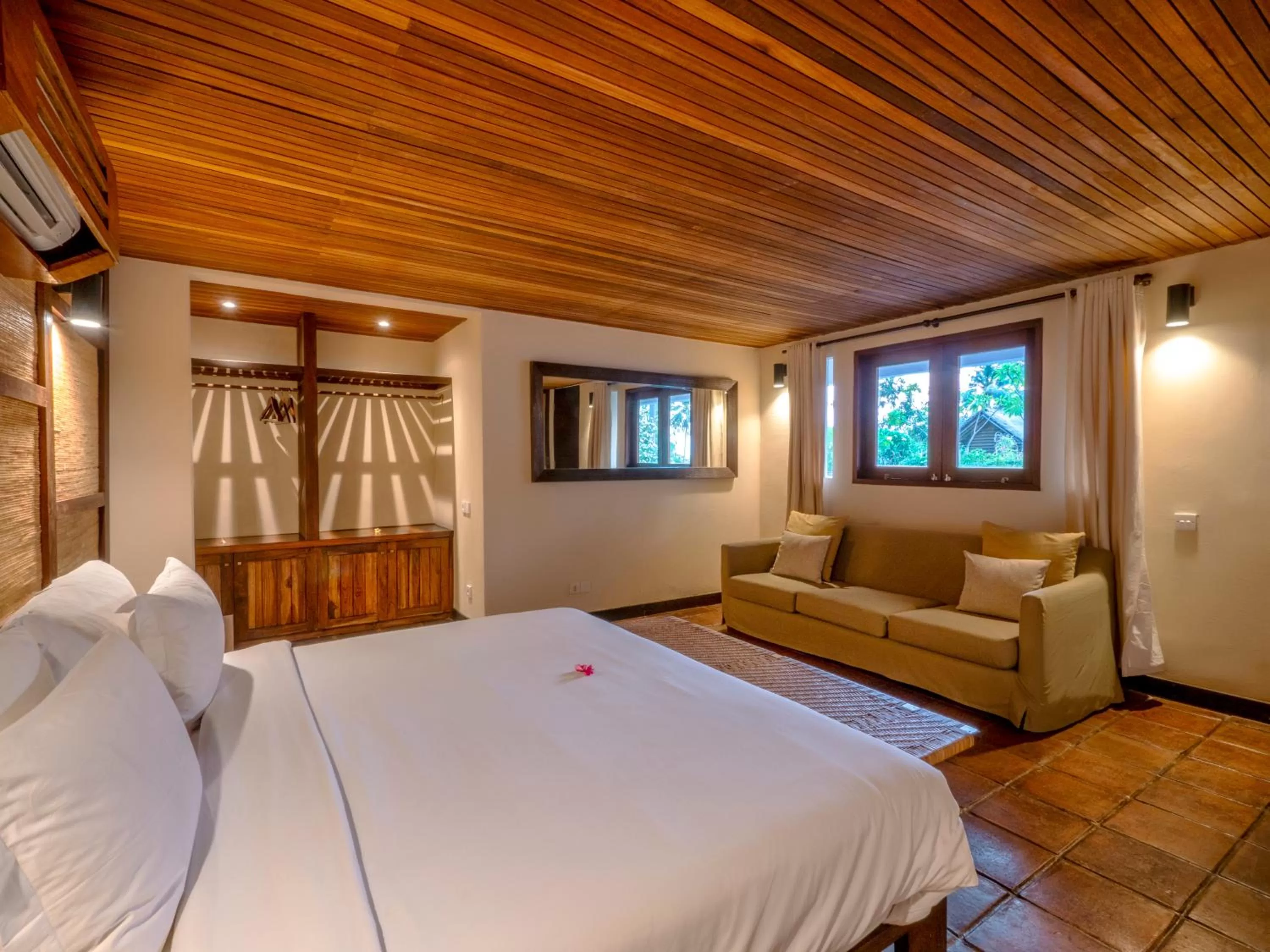 Bed in Jeeva Klui Resort