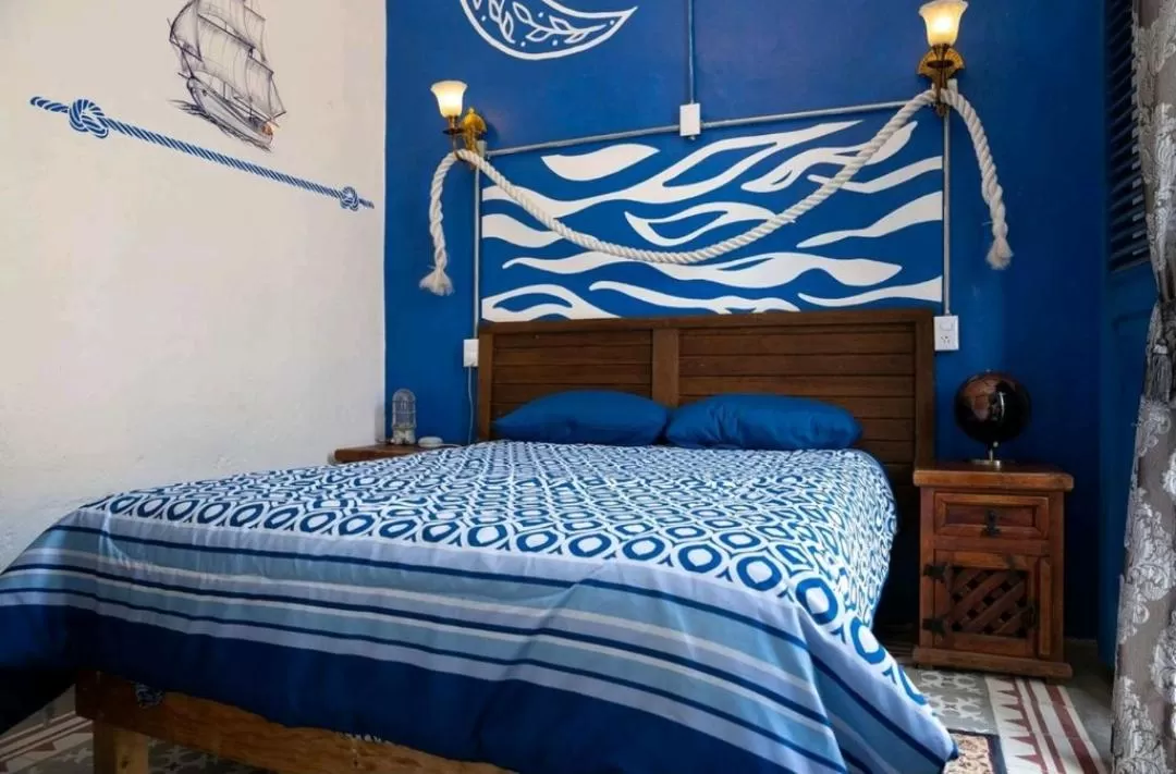 Bed in Chuchumbé Hotel Cultural, Restaurante & Café