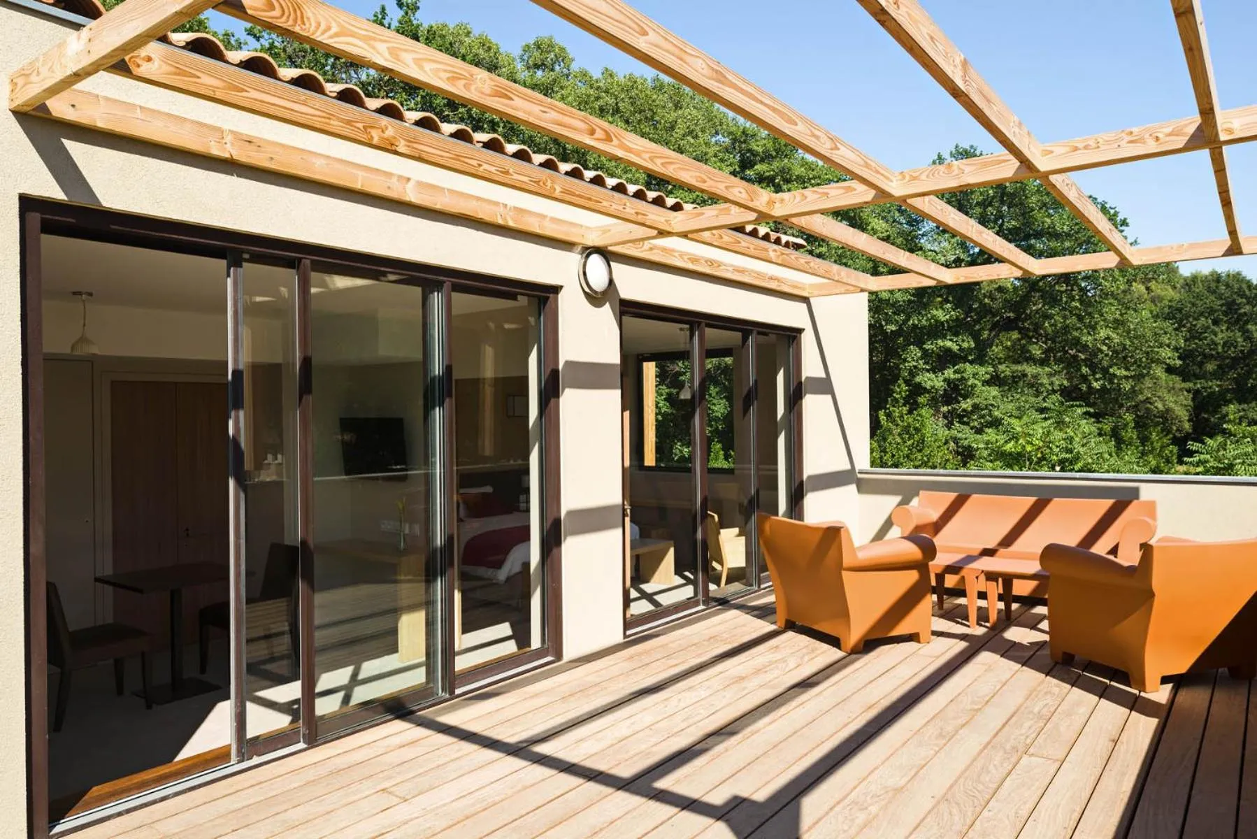 Balcony/Terrace in Moulin de Vernègues Hôtel & Spa