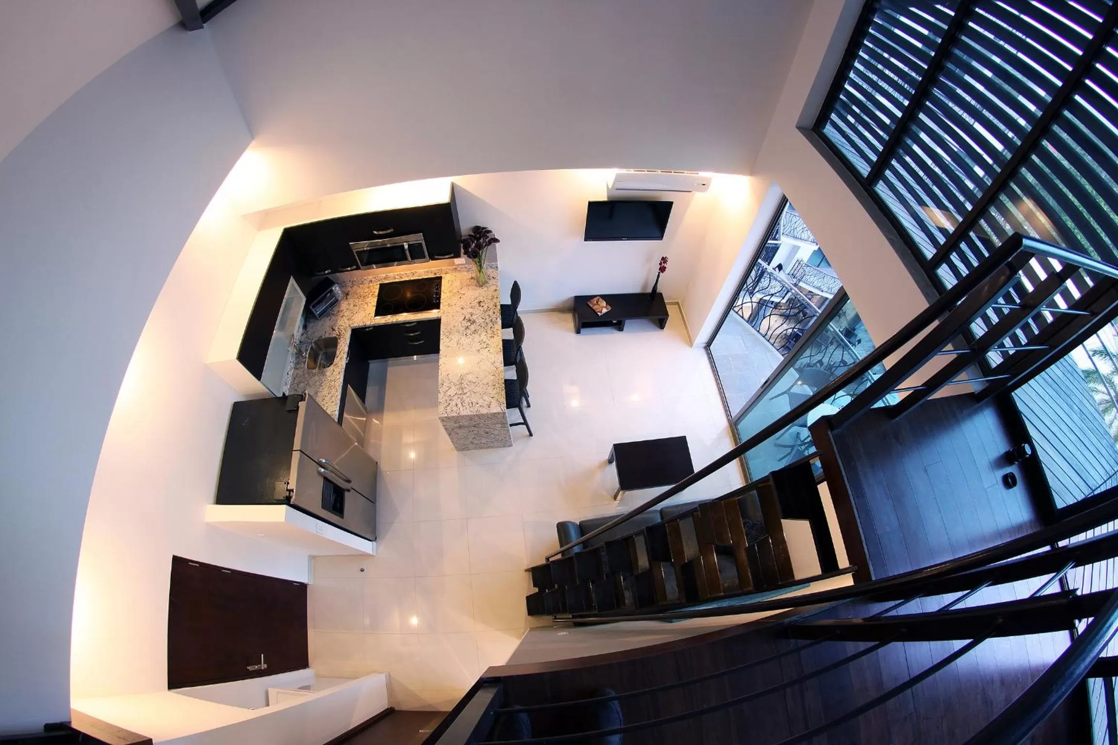 Kitchen or kitchenette in Oceano Boutique Hotel & Bistró