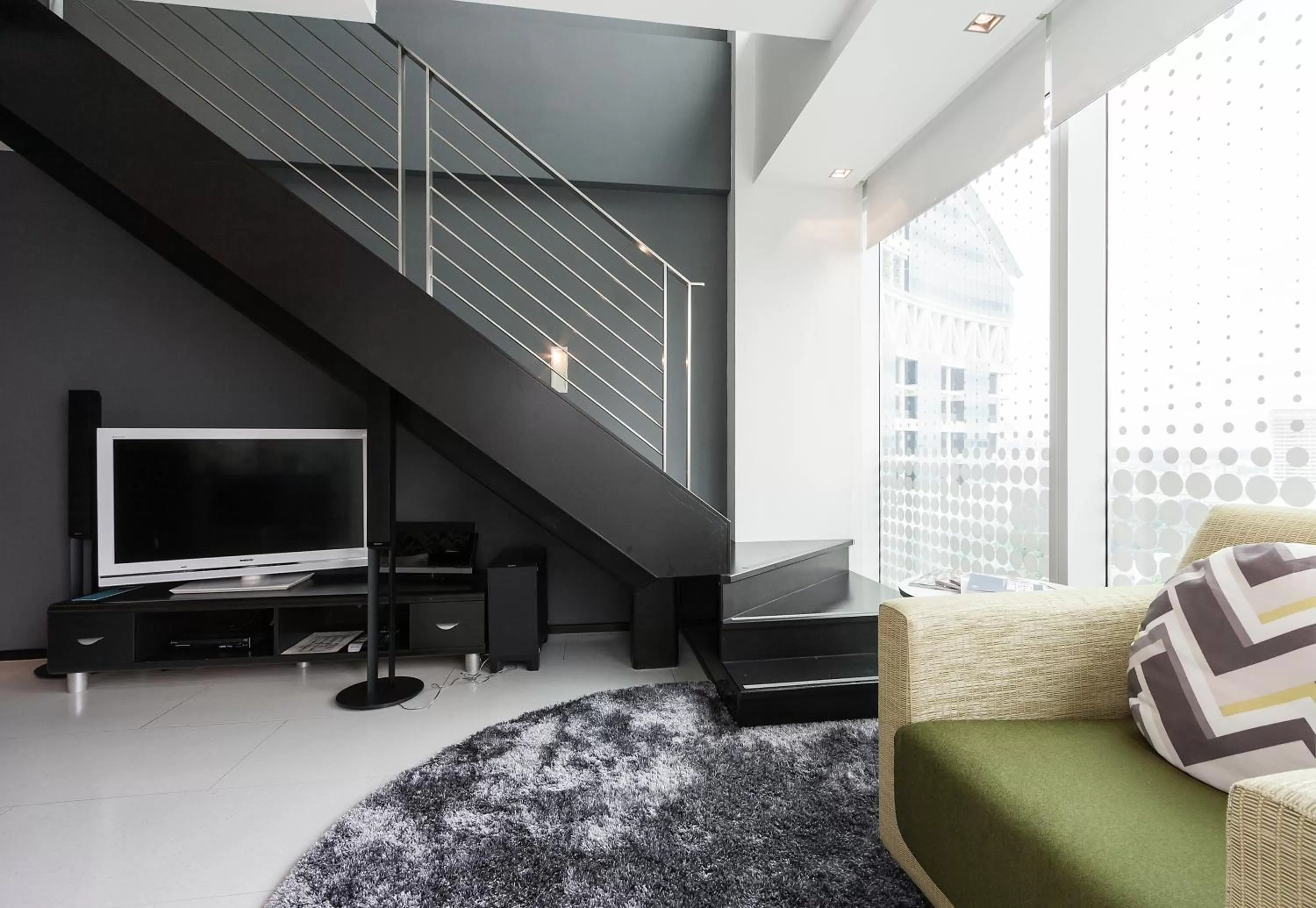 Seating area in Citadines Fusionopolis Singapore