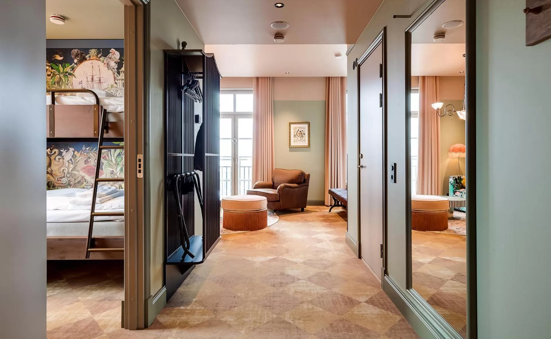 wardrobe, Bed in Liseberg Grand Curiosa Hotel