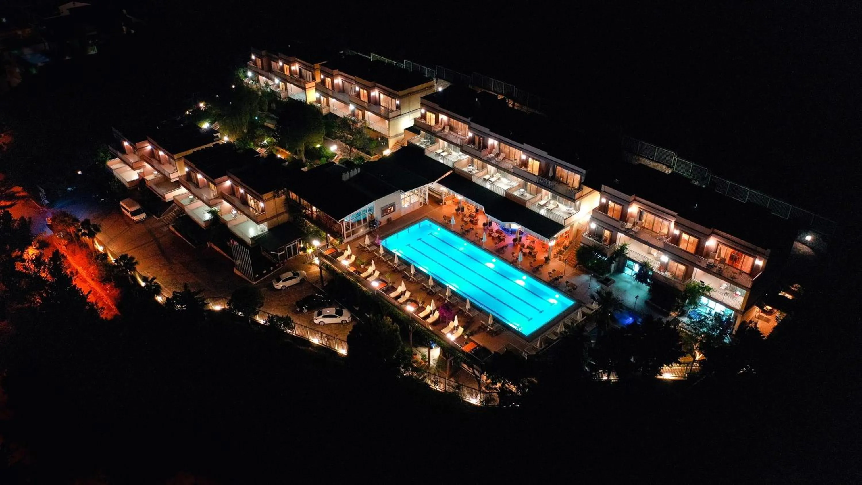Night in Happy Hotel Kalkan