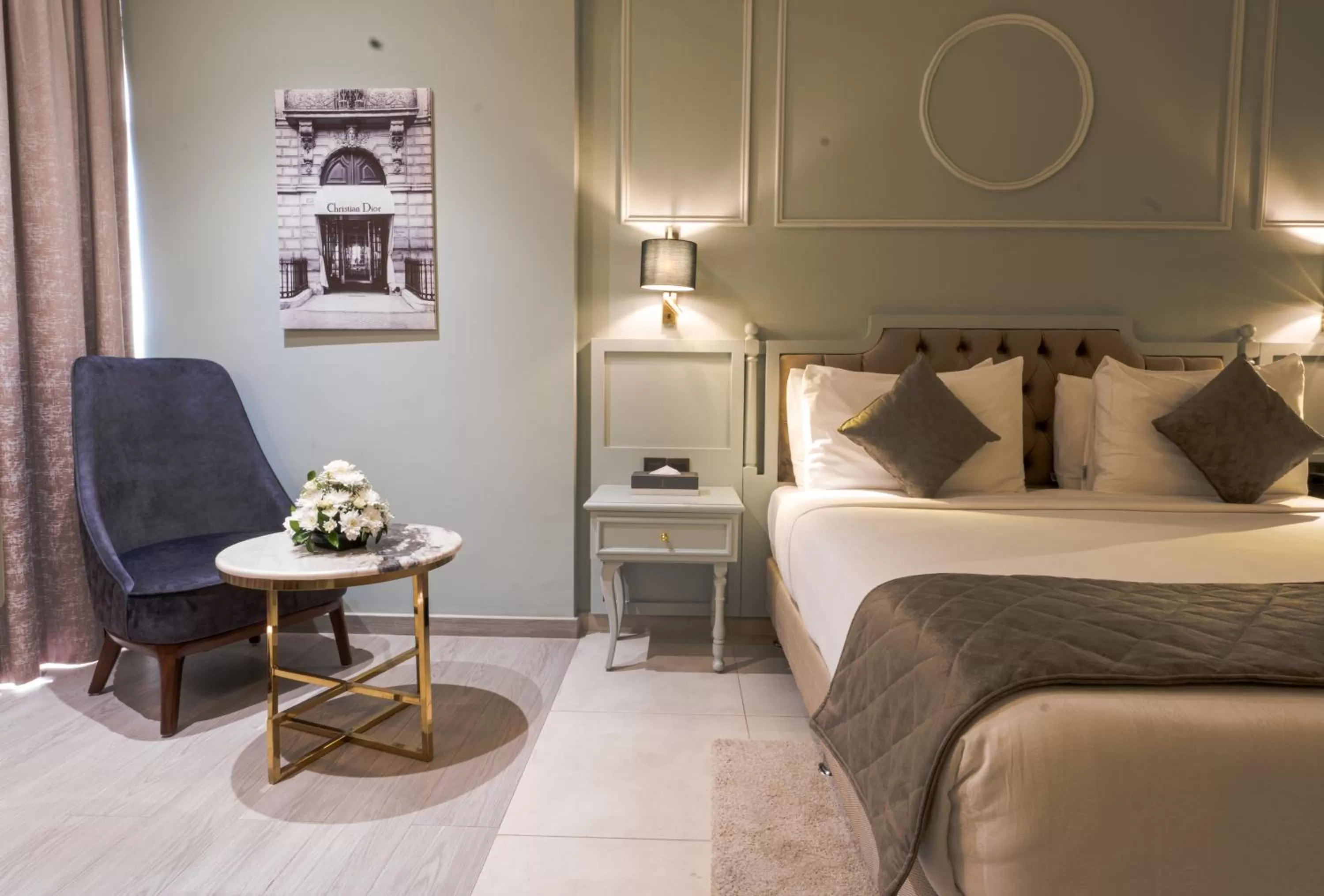 Bed in President Hotel