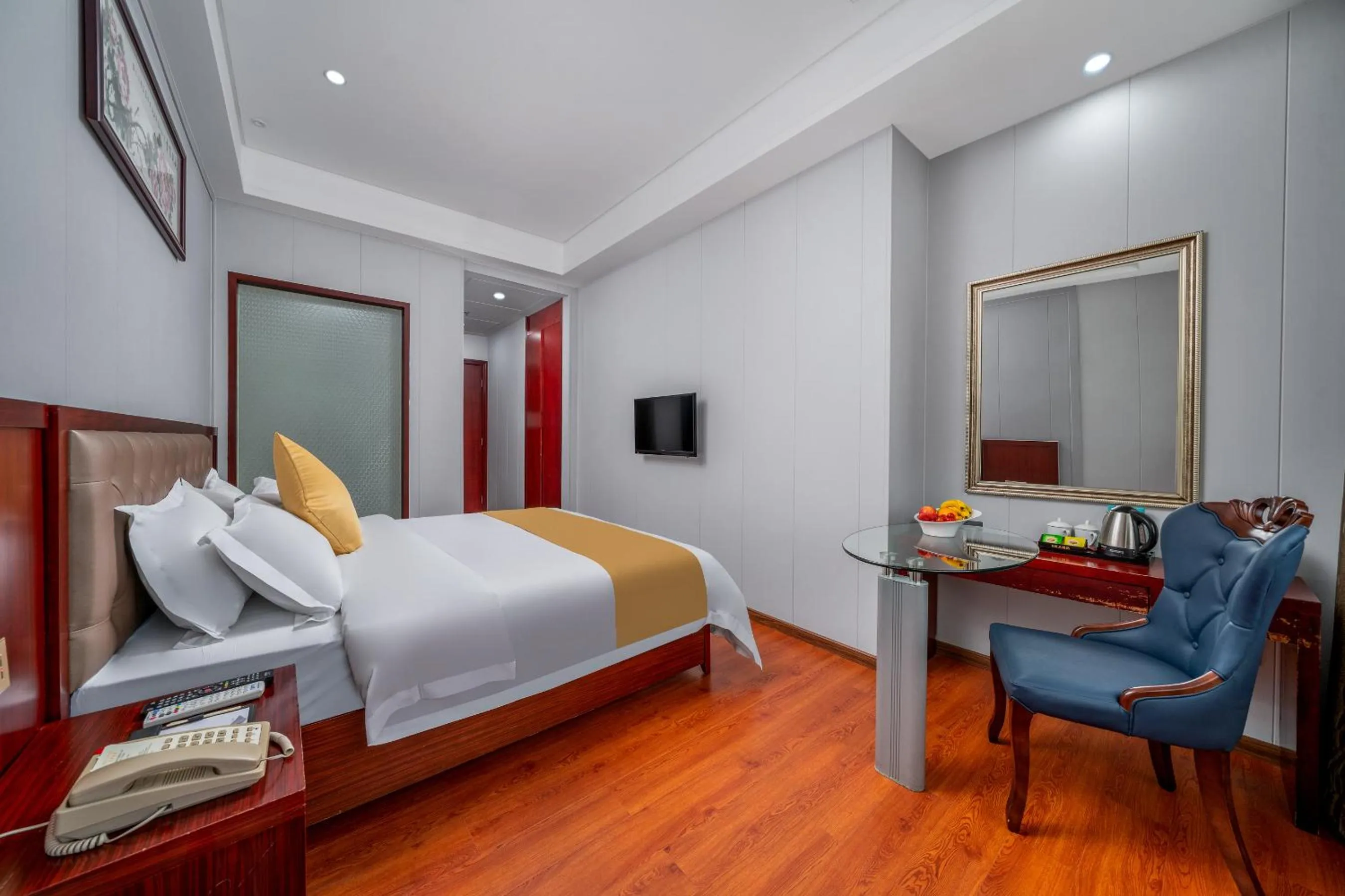 Bed in Guangzhou Shi Liu Hotel