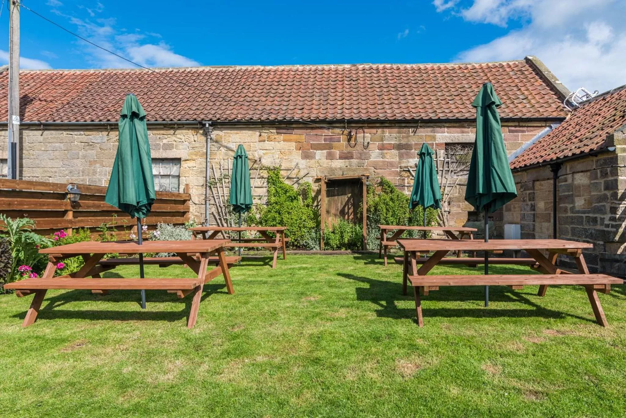 Garden in The Witching Post Inn