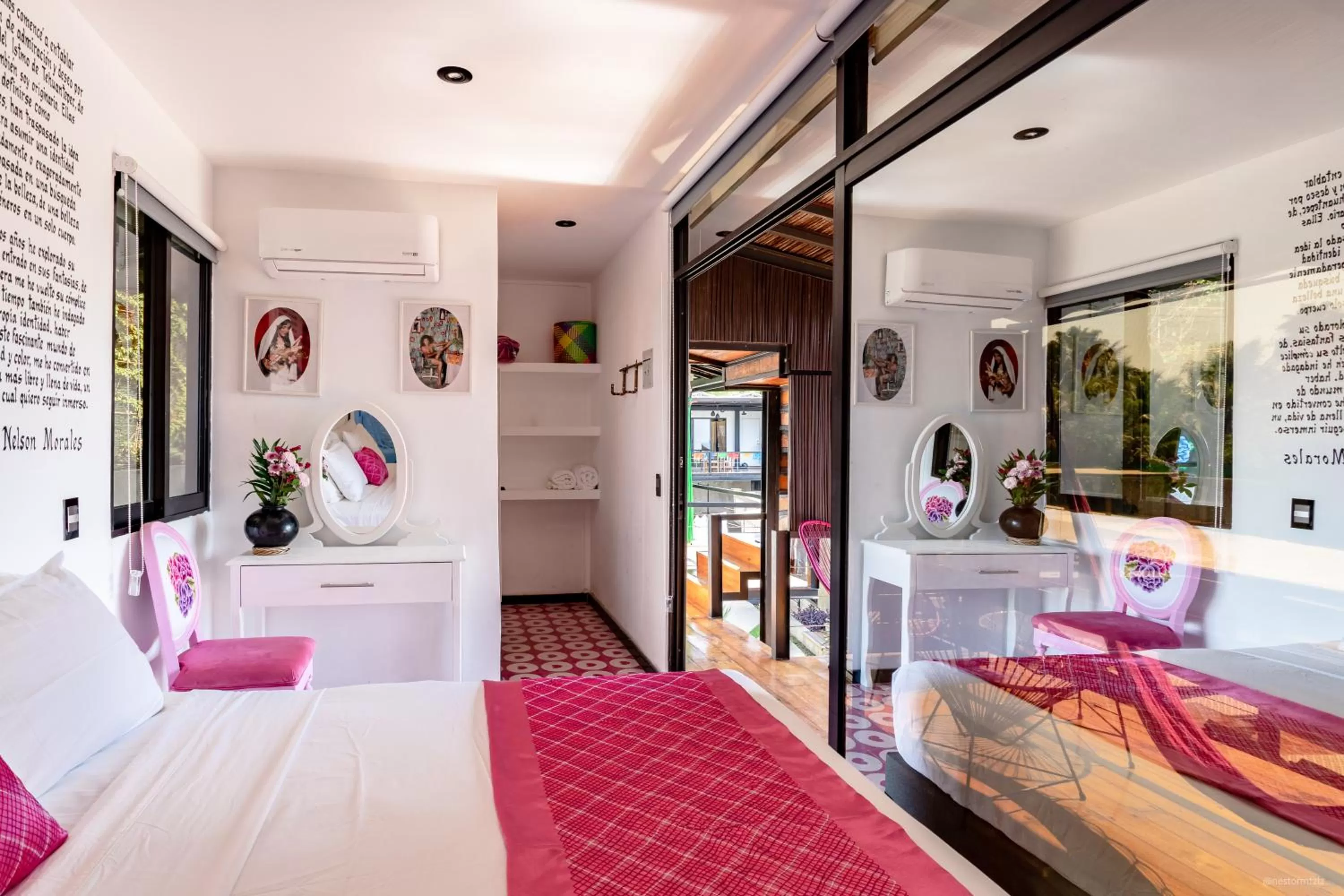 Bed in Cabane Container Hotel - ADULTS ONLY