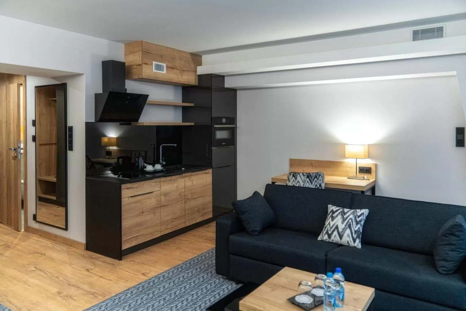 Kitchen or kitchenette in Hotel META Resort & Vine SPA