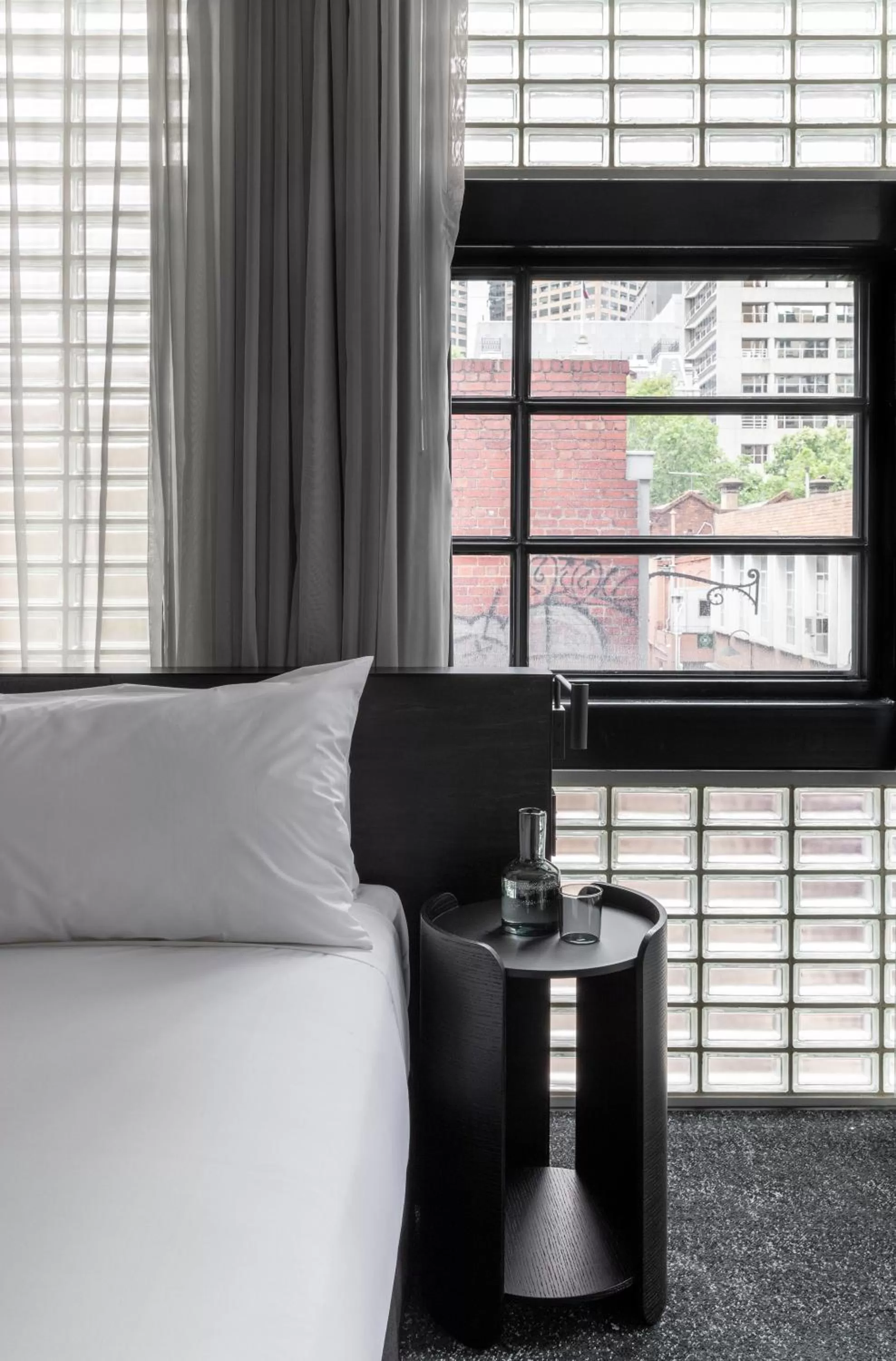 Bedroom, Bed in Lancemore Crossley St. Melbourne