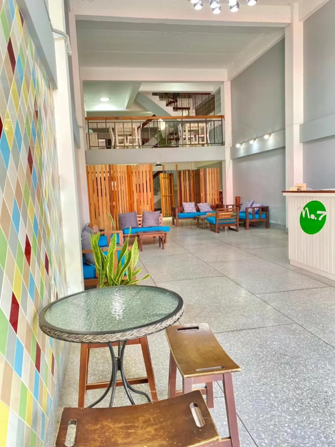 Lobby or reception in No7 Guesthouse