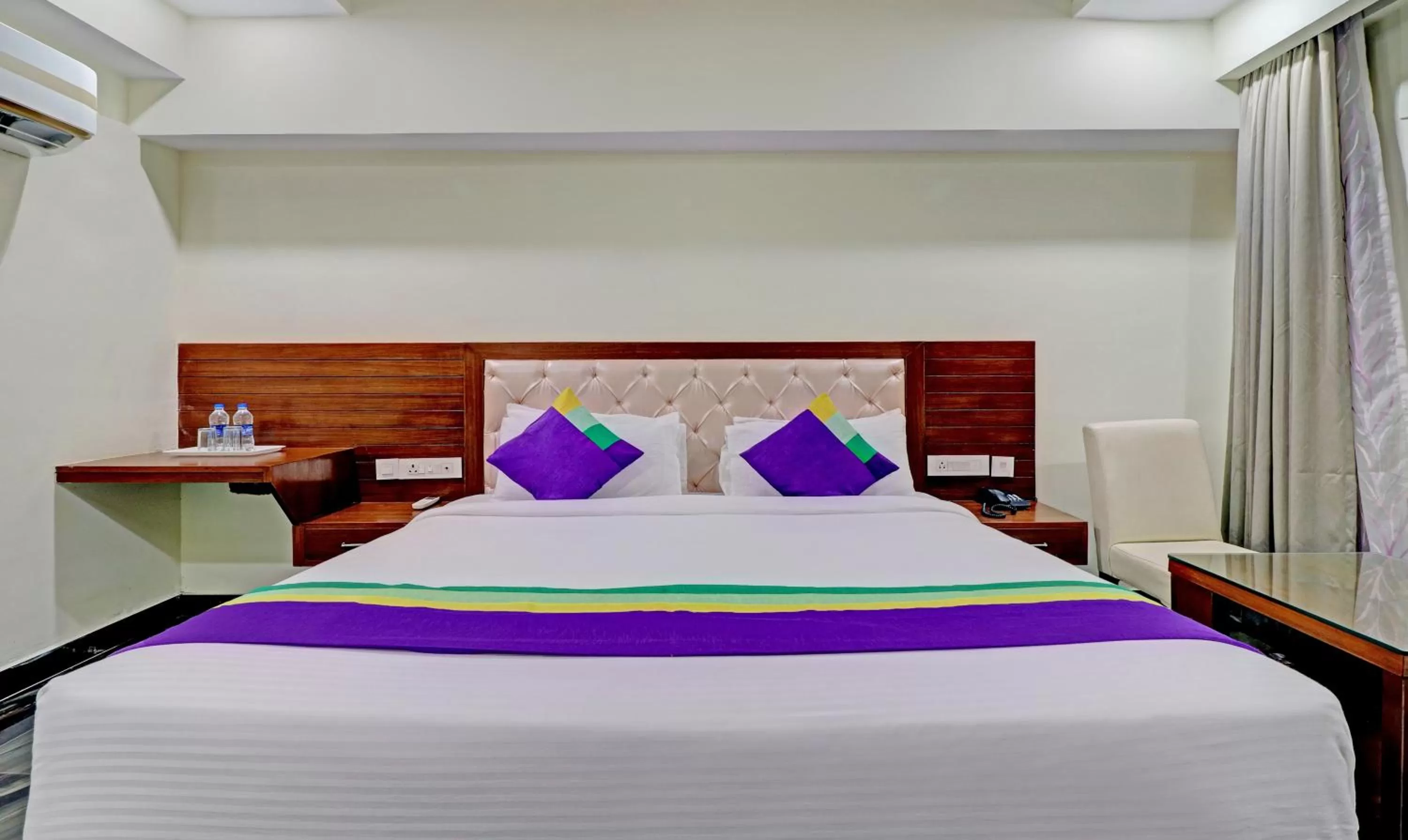 Bed in Treebo Premium Pearl Avenue Banquets And Lawn