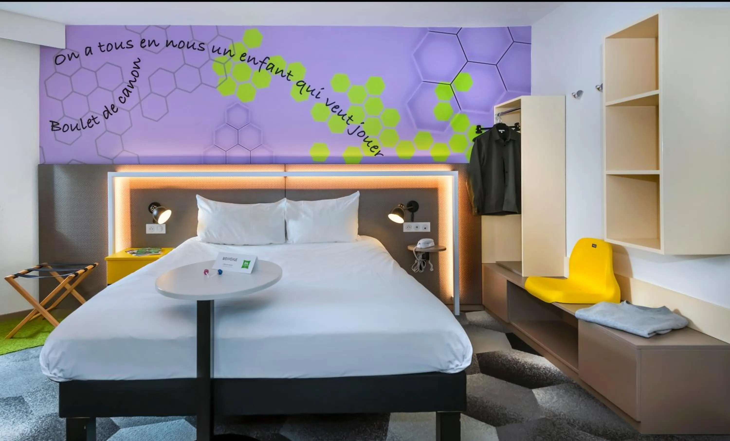 Bed in ibis Styles Strasbourg Stade de la Meinau