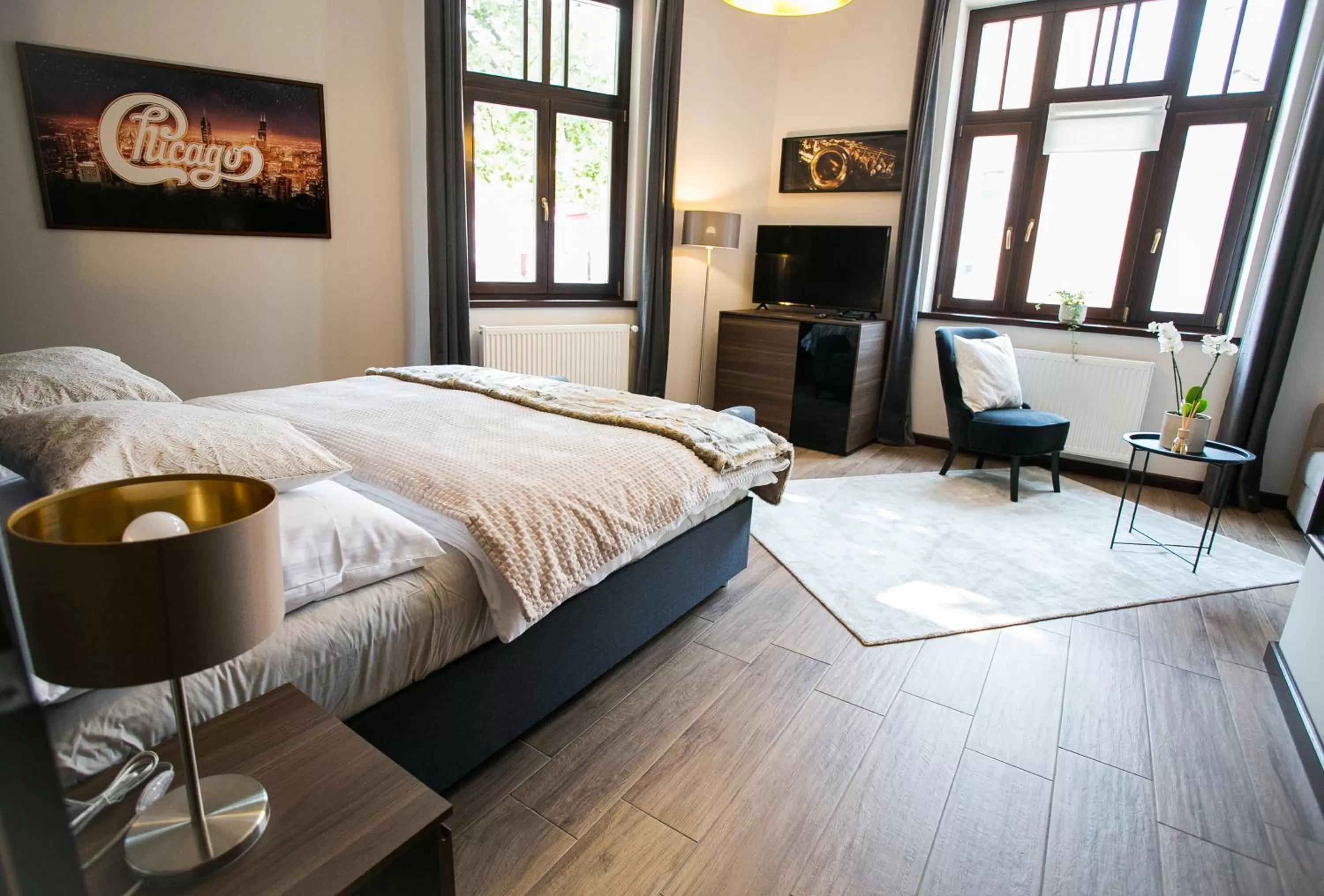 Photo of the whole room in Chicago Vendégház