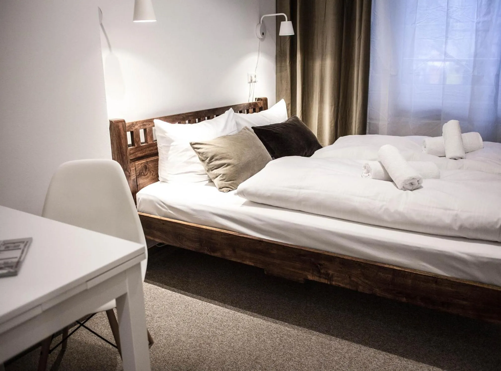 Bed in Pension Absolut Berlin