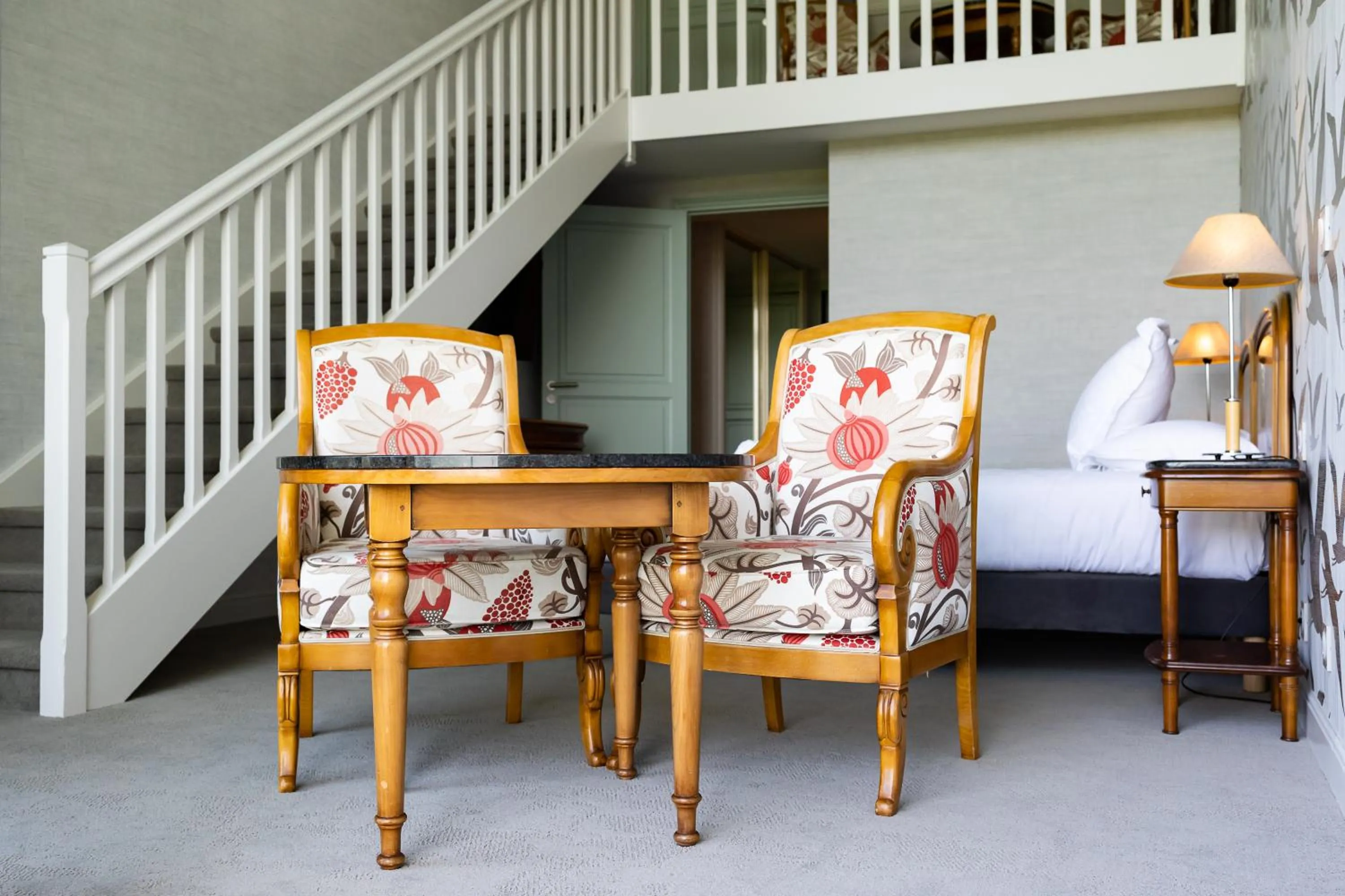 Seating area in Le Relais Saint Michel