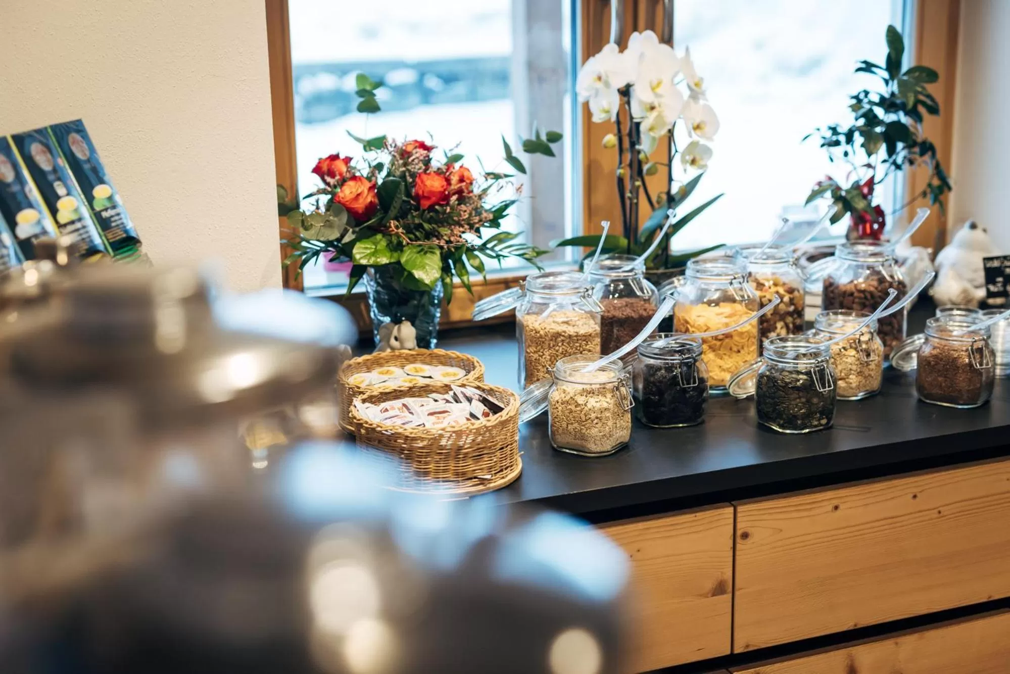 Buffet breakfast in Hotel Bambi Am Park