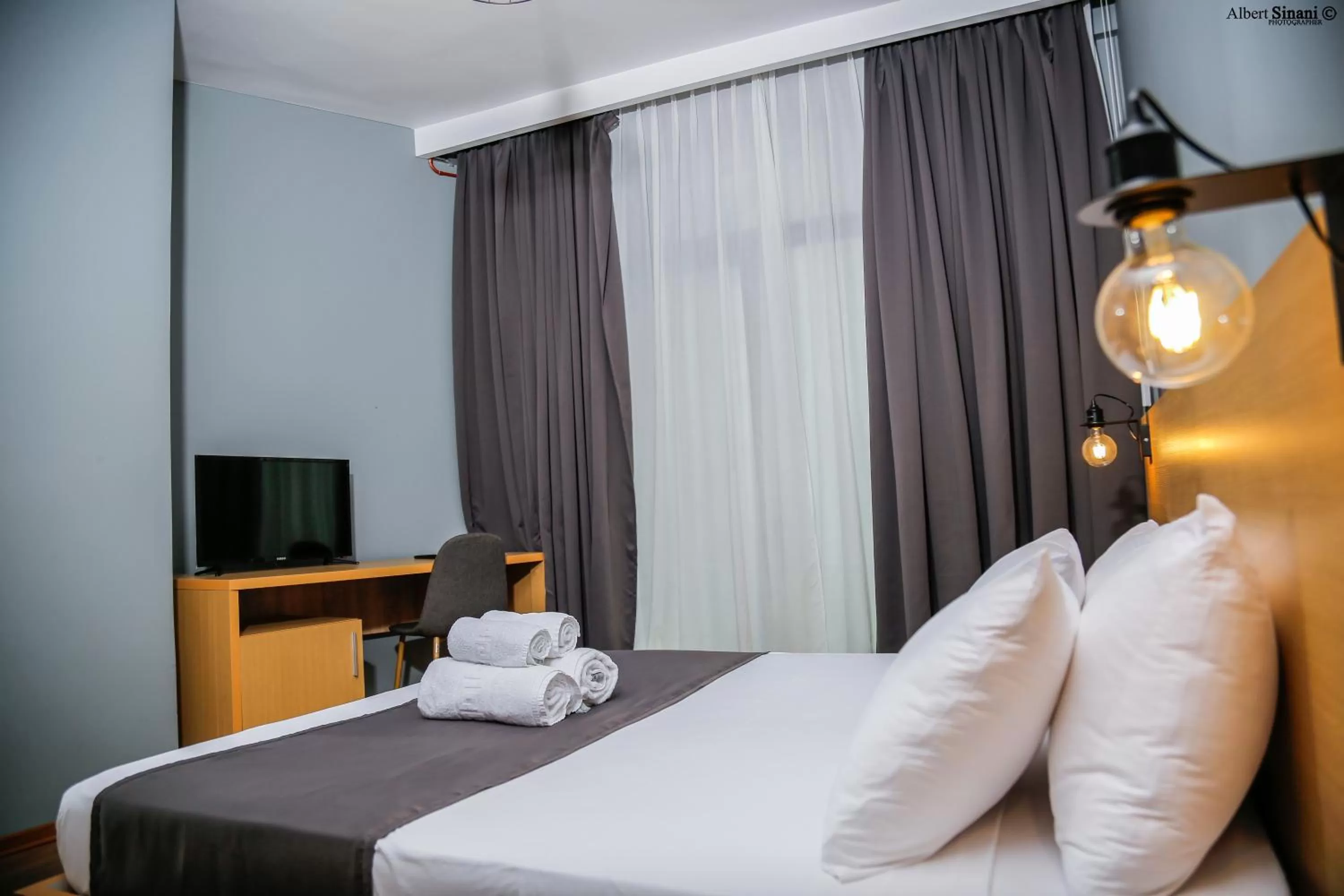 Bed in Arc Hotel Tirana