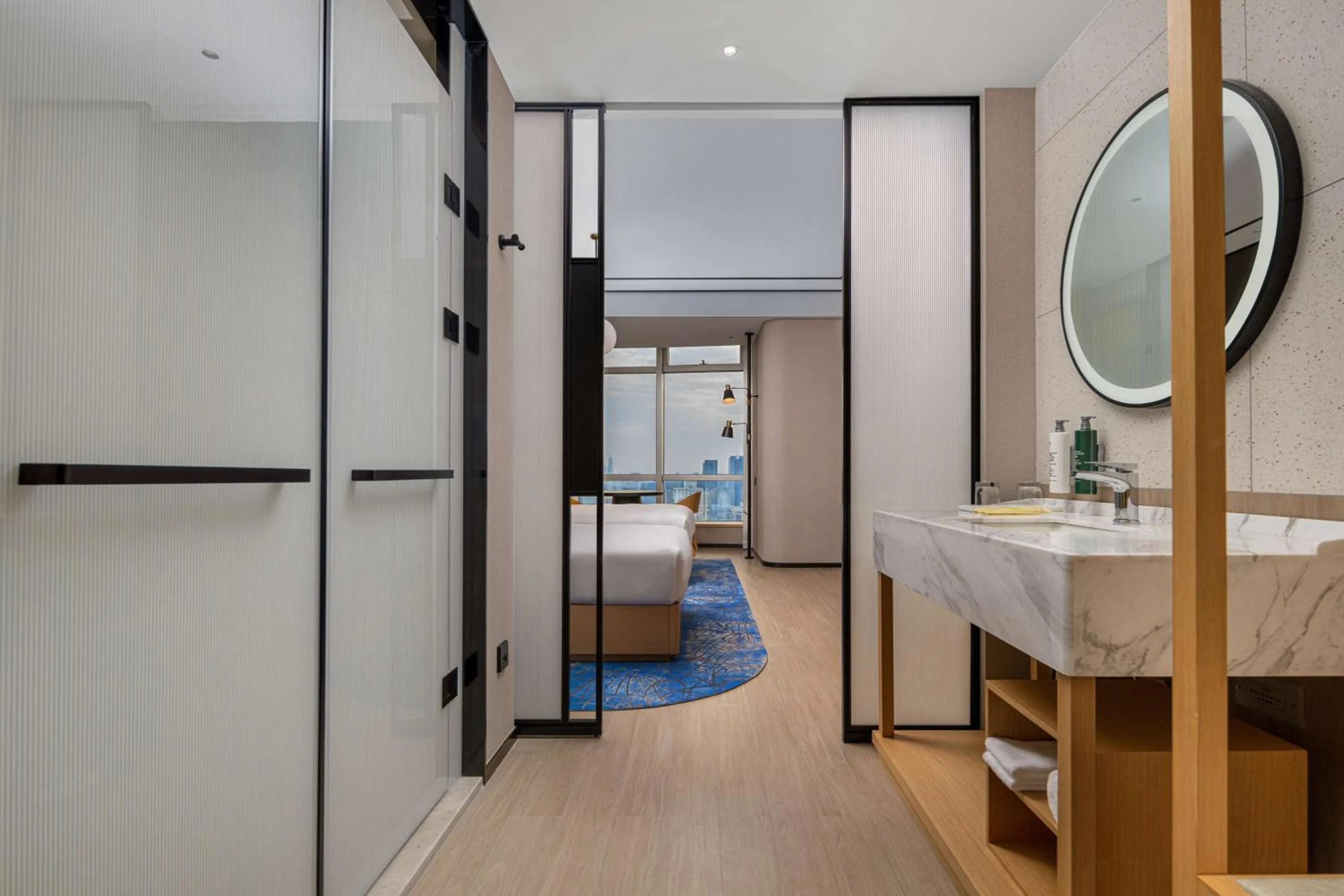 Toilet in Hilton Garden Inn Shanghai Lujiazui