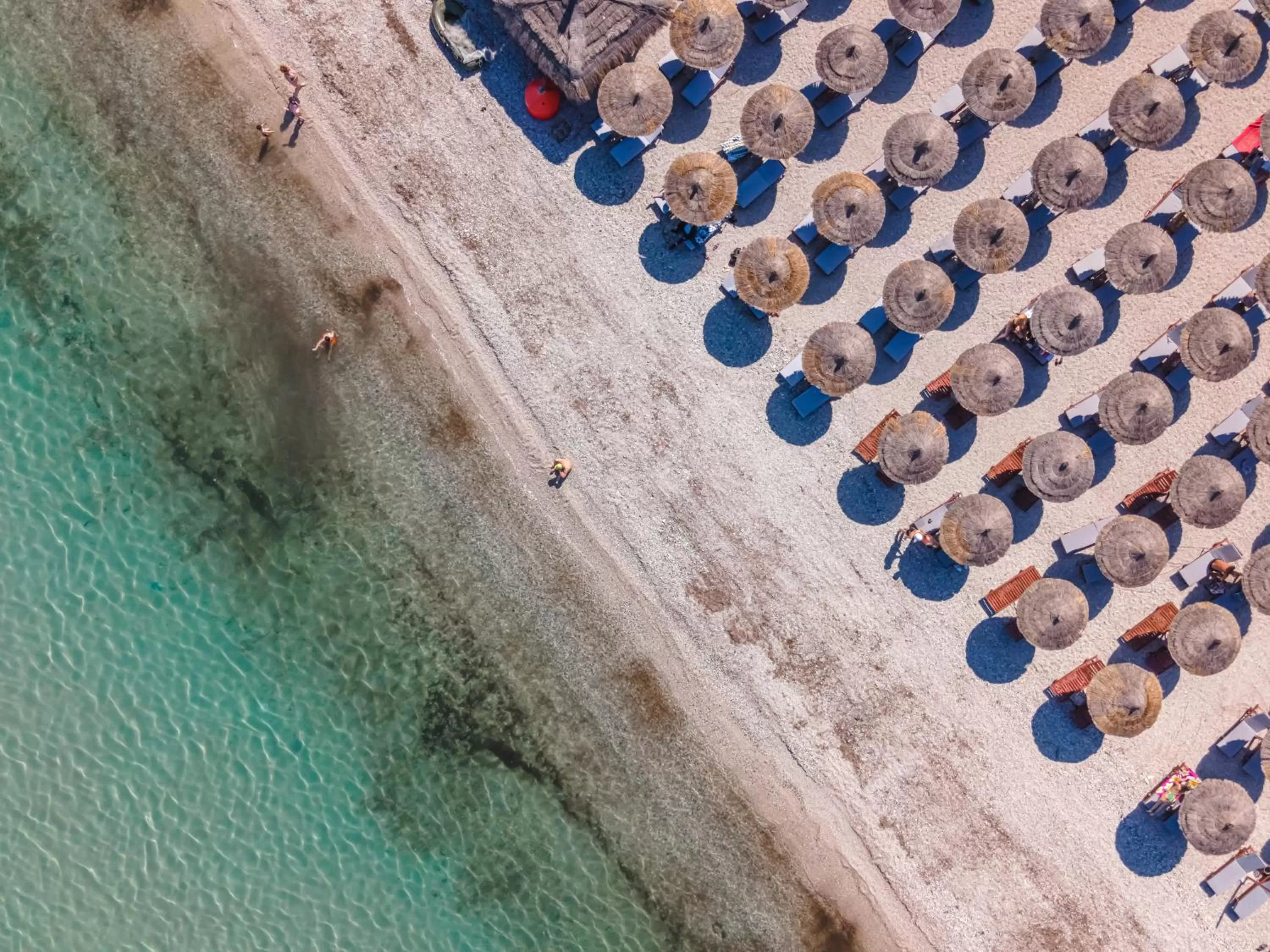 Beach, Bird's-eye View in Ledina Hotel