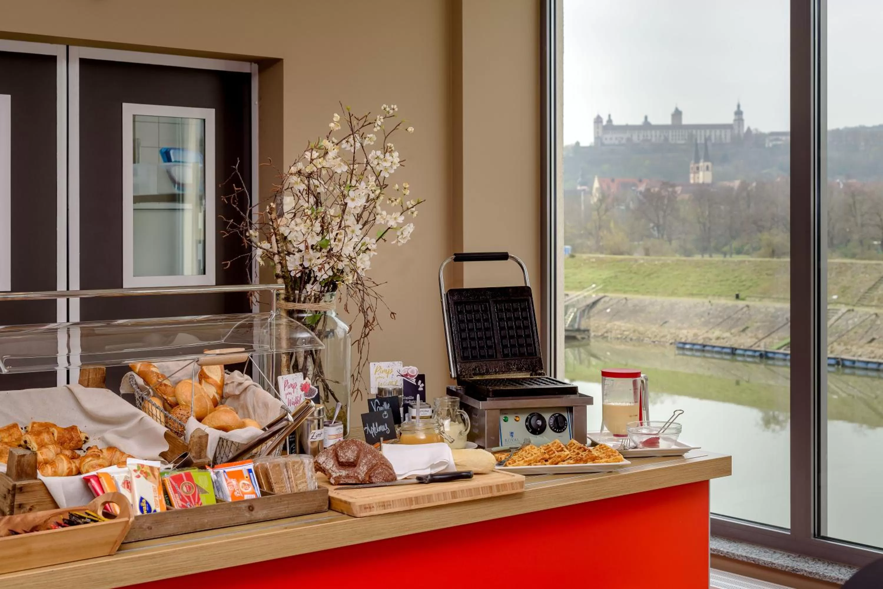 Continental breakfast in ibis Hotel Würzburg City