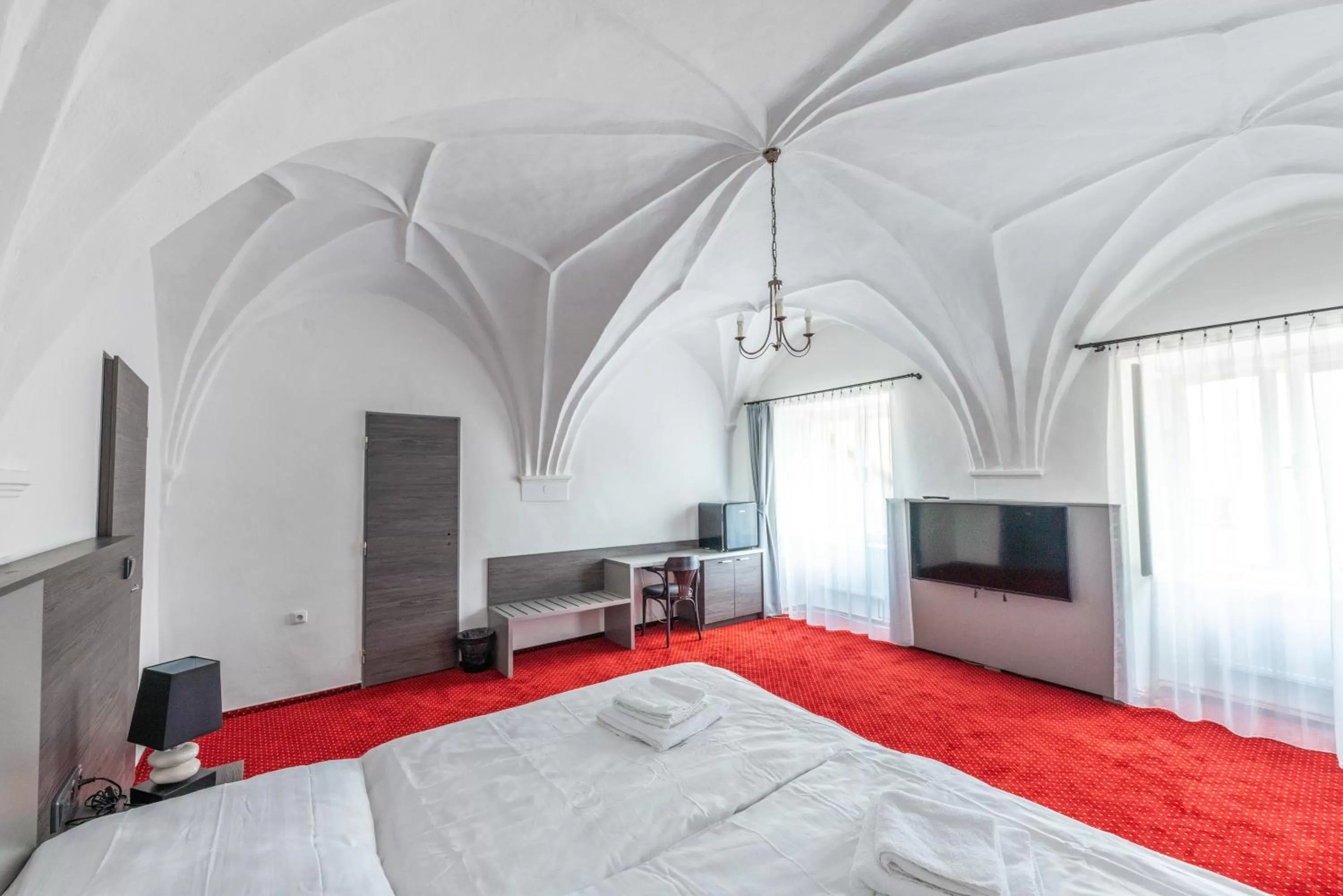 Photo of the whole room, Bed in Hotel Třebovská restaurace