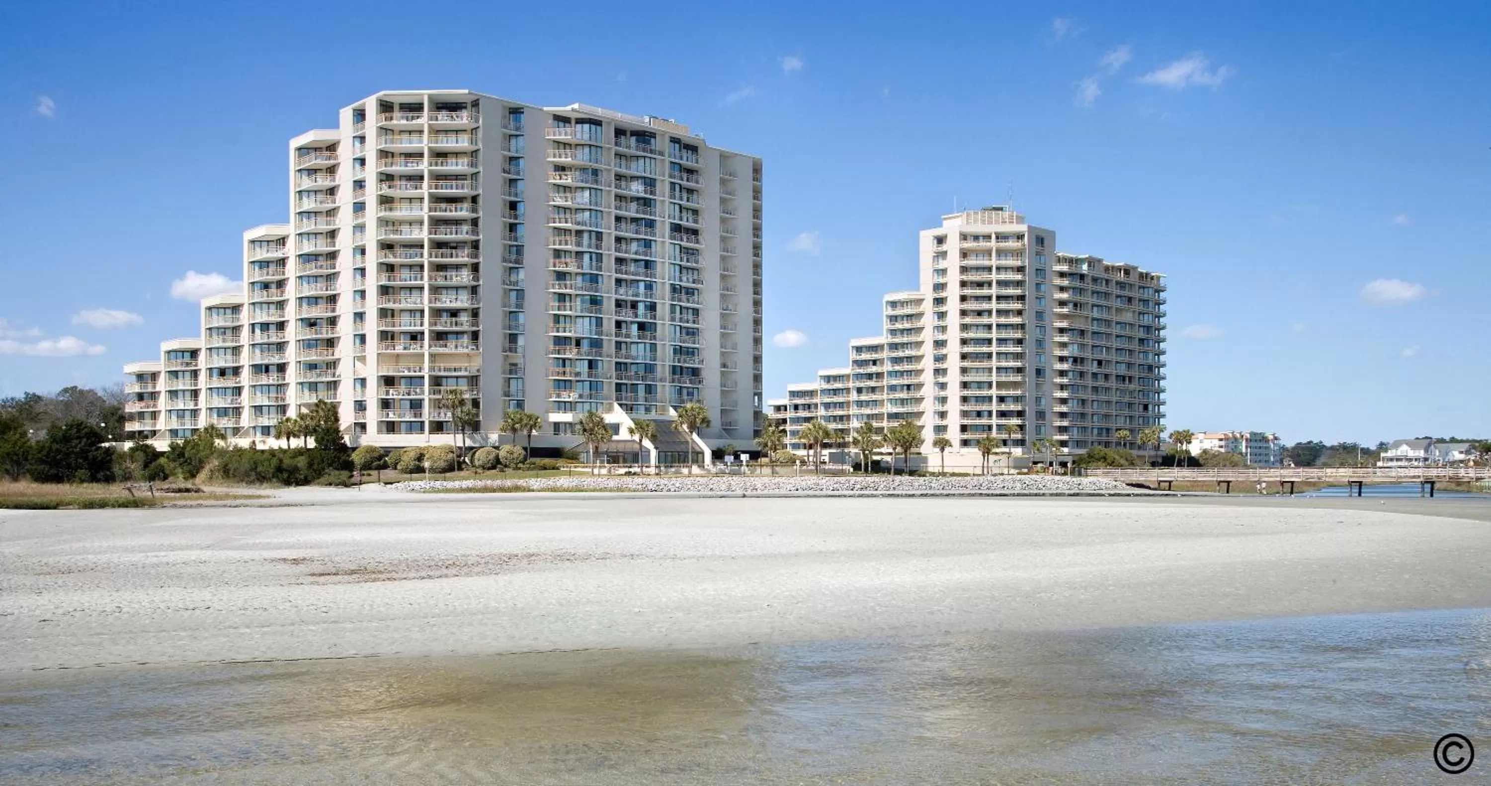 Beach in Ocean Creek Resort