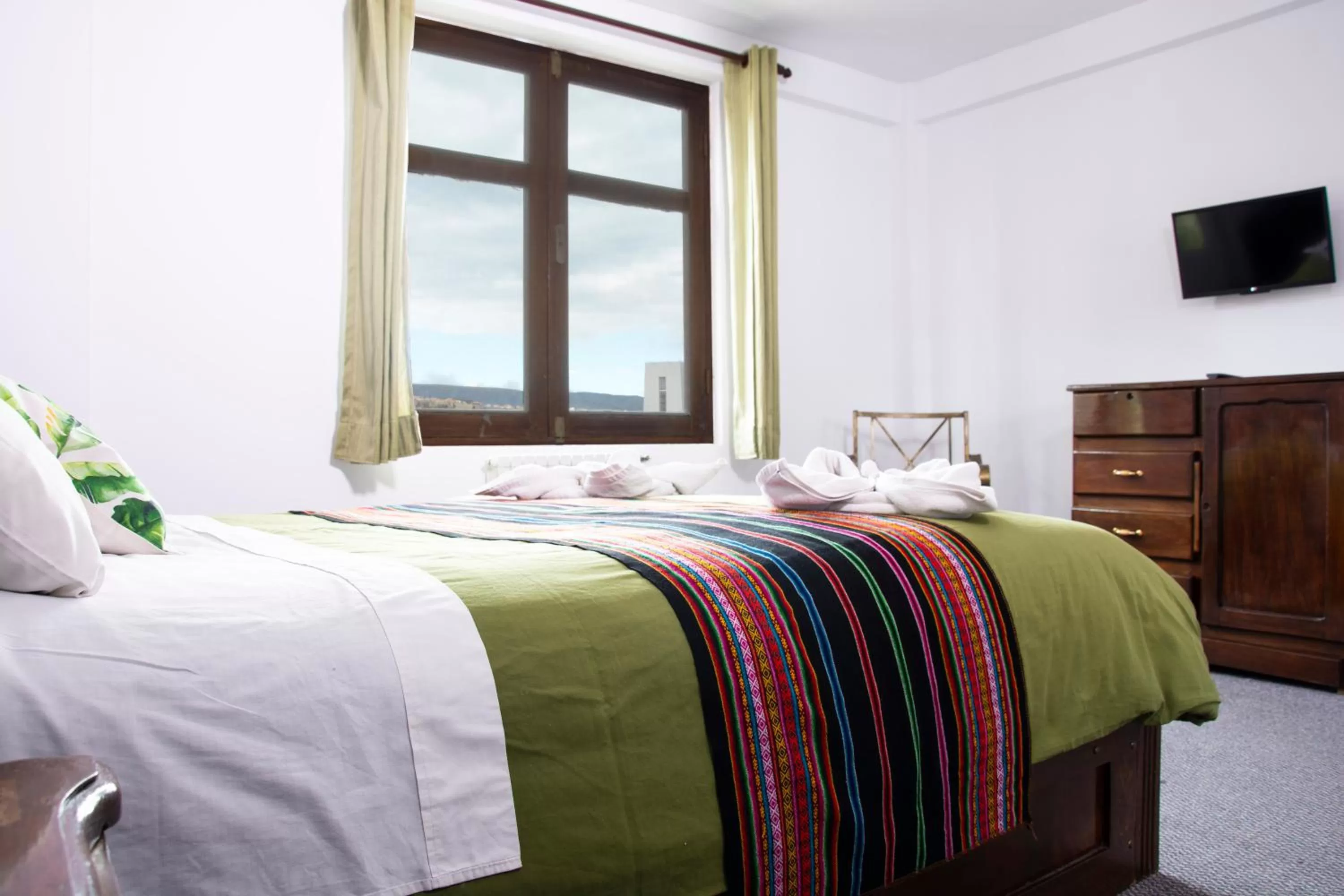 View (from property/room), Bed in Inca's Room