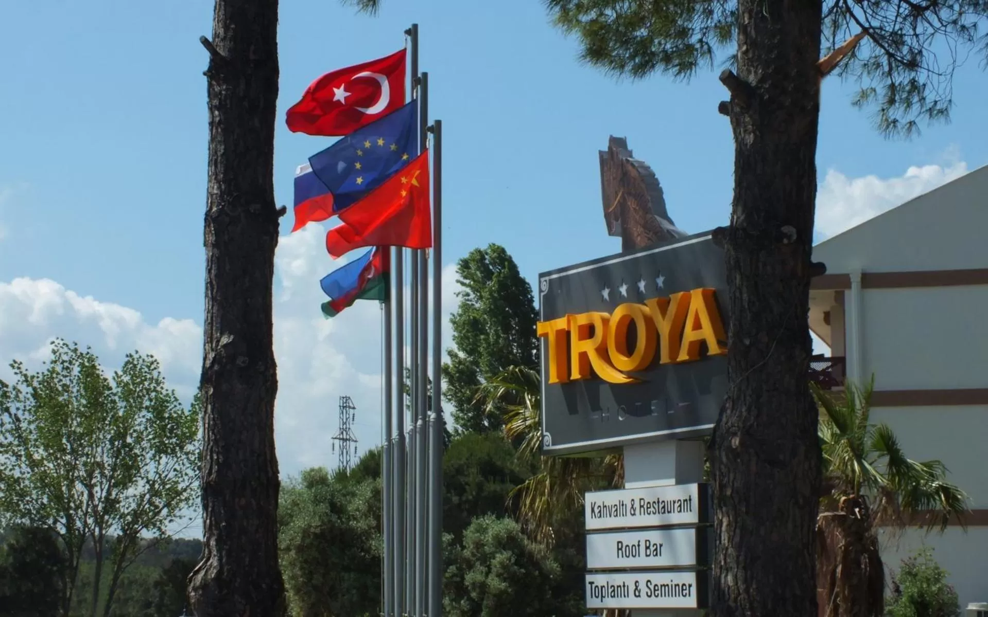 Property building in Helen Troya Hotel Geyikli