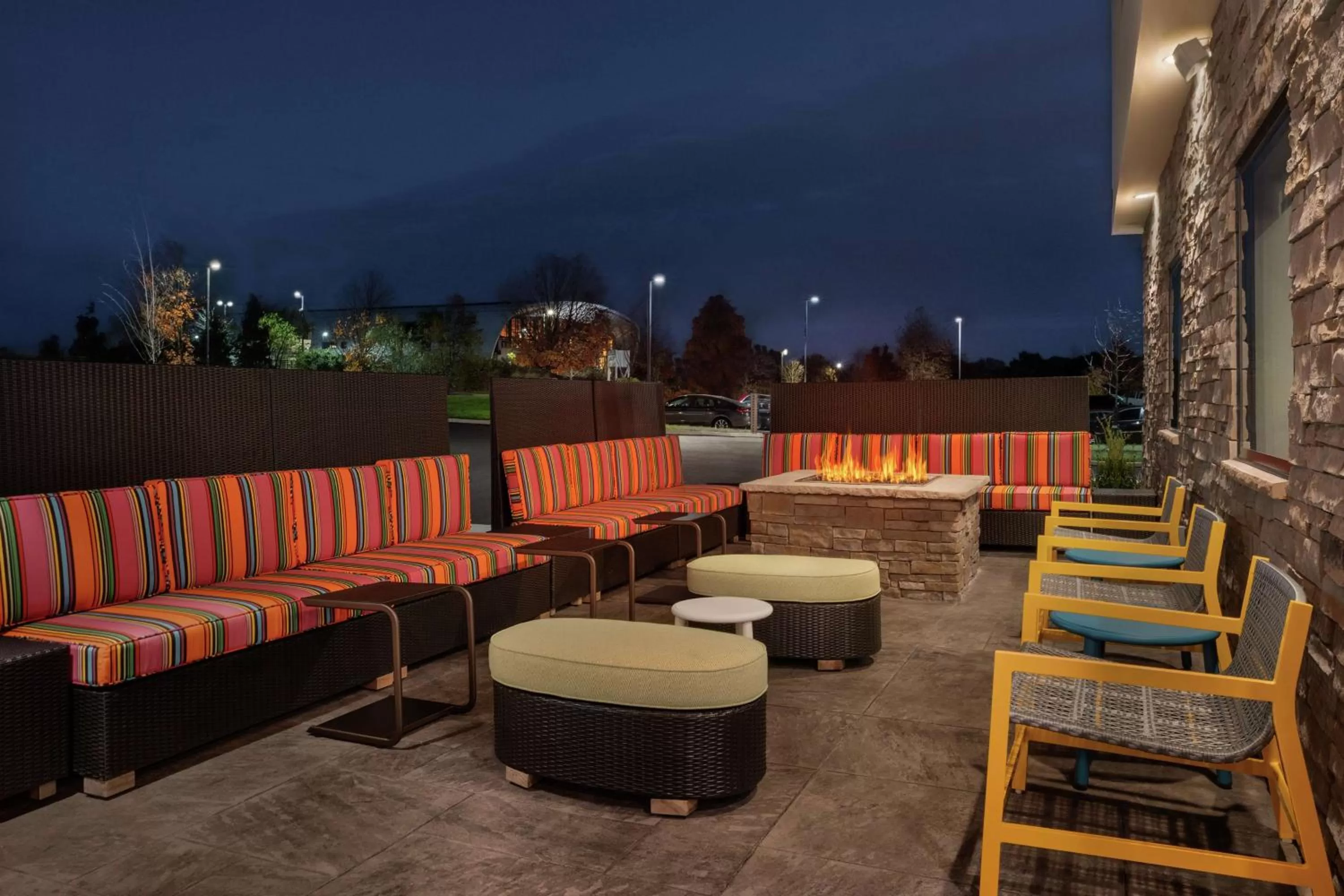Patio in Home2 Suites By Hilton Warminster Horsham