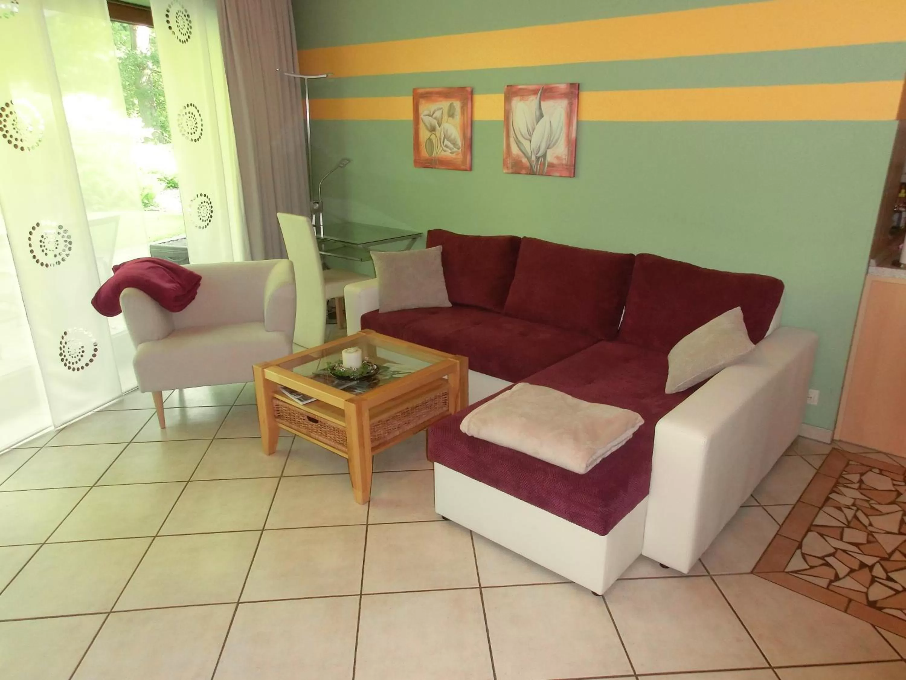 Living room, Seating Area in Ullas Gästehaus