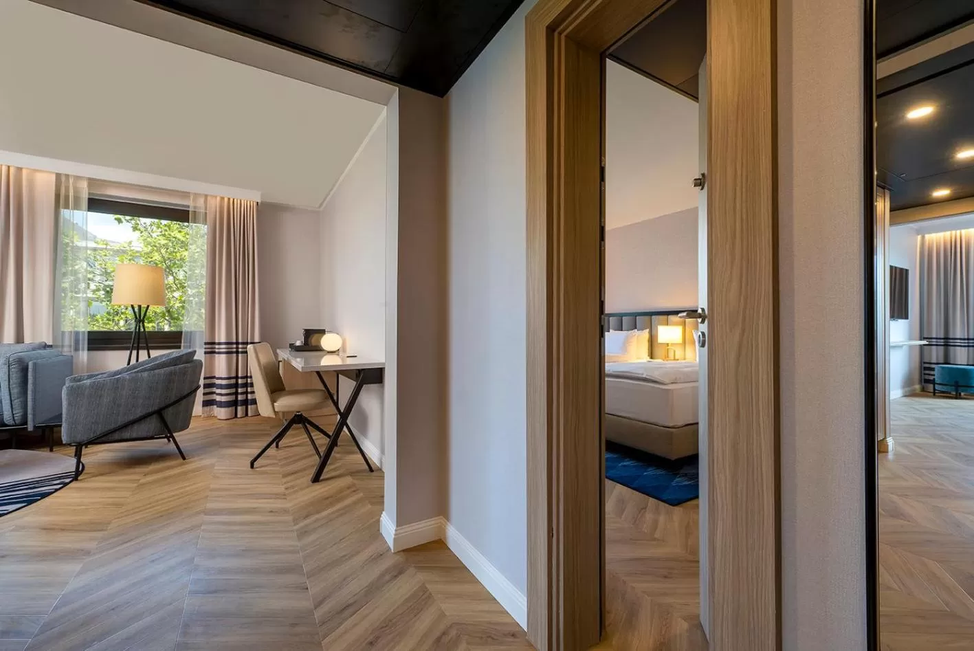 Bed in DoubleTree by Hilton Berlin Ku'damm