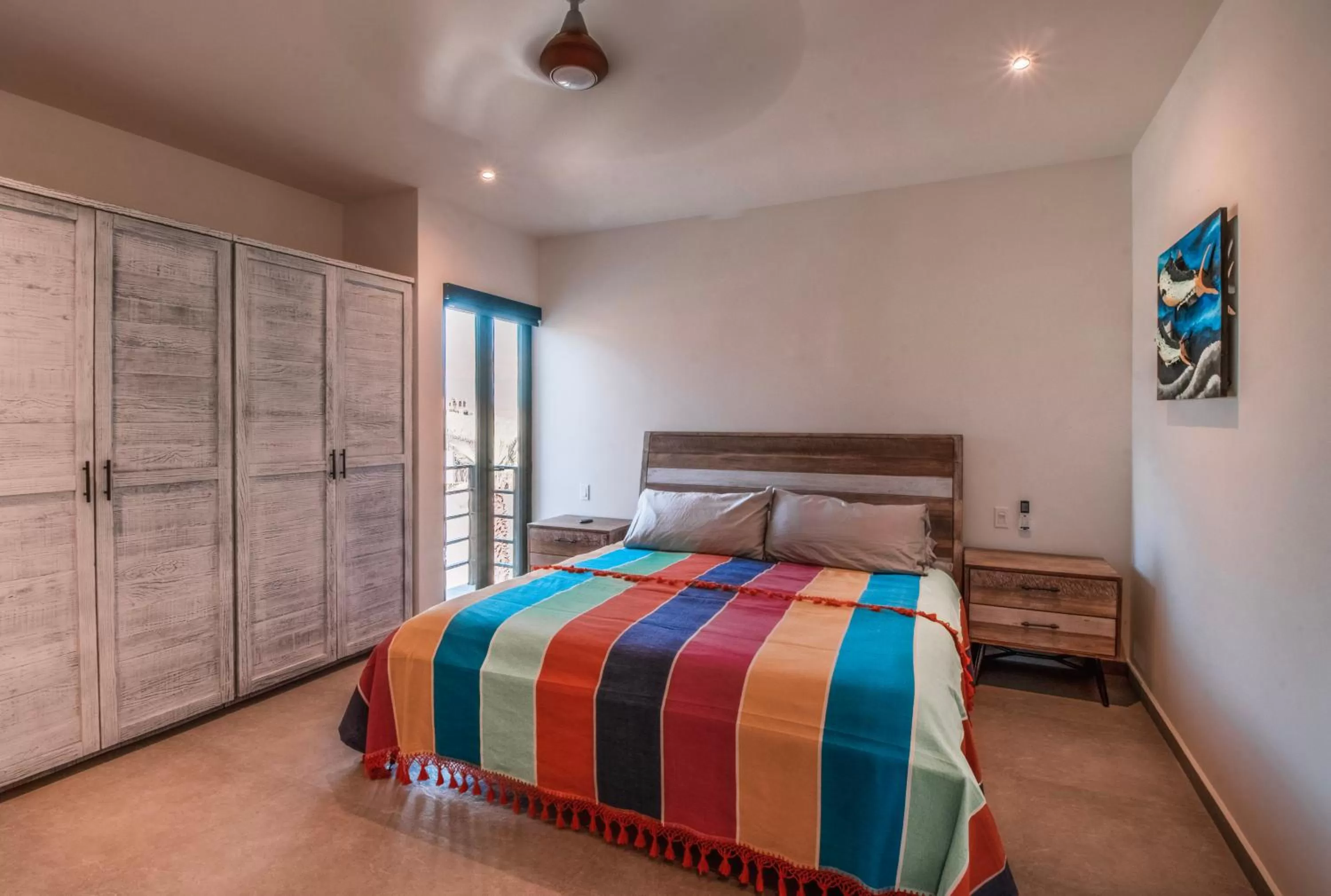 Bed in Cerritos Surf Residences