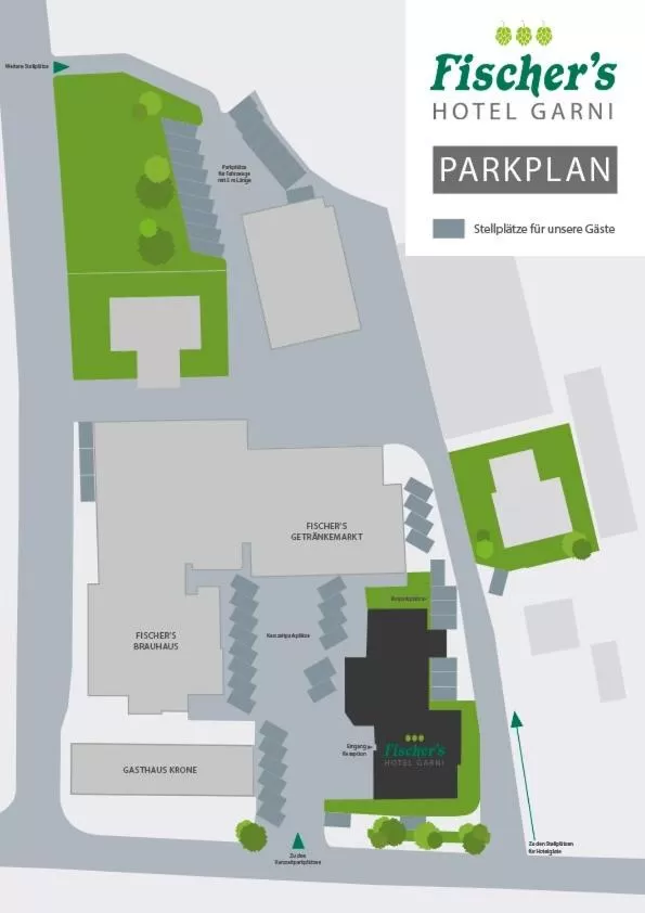 Parking in Fischer's Hotel Brauhaus 24h Self Check In