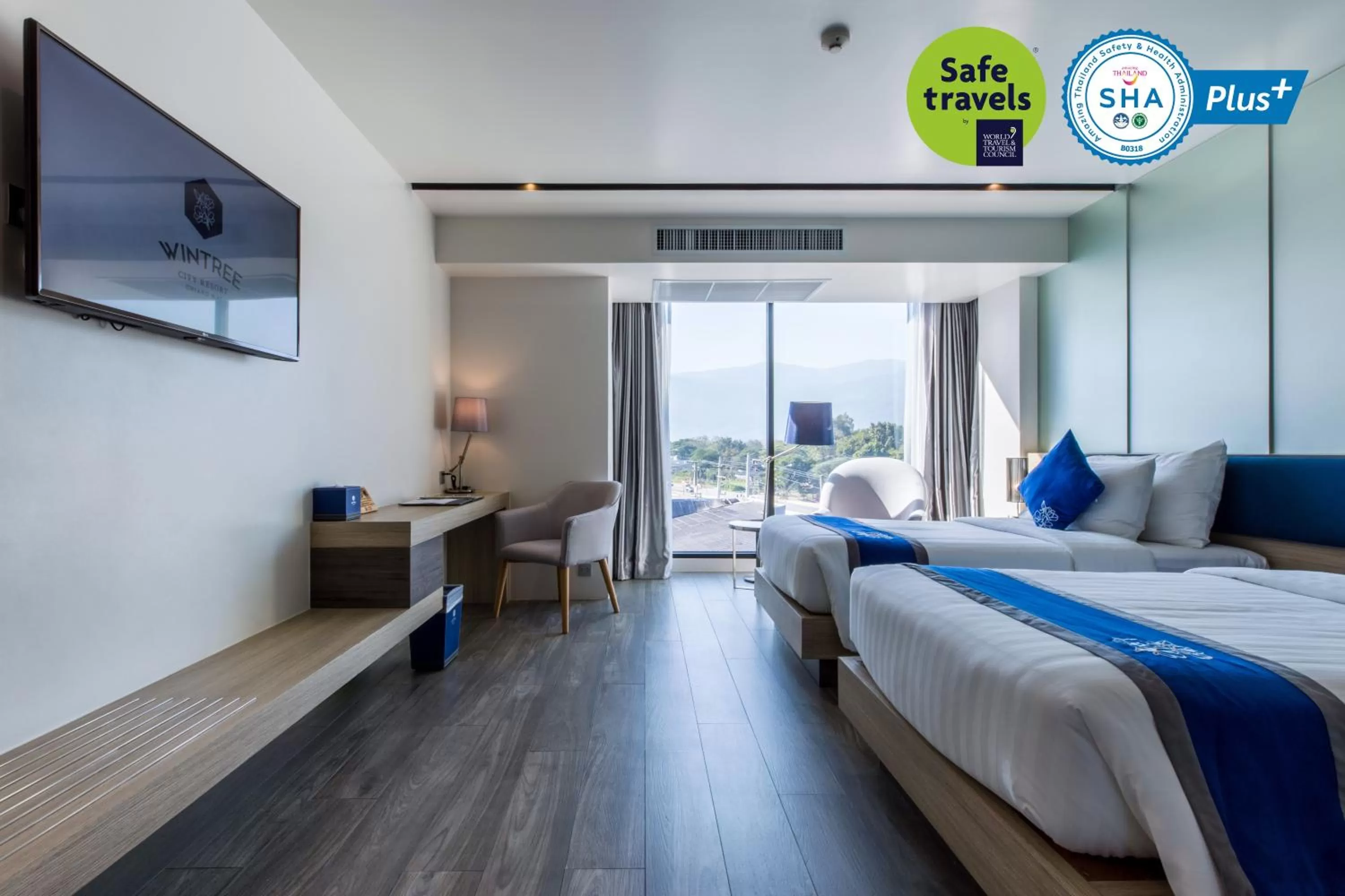 Bedroom, Bed in Wintree City Resort Chiang Mai