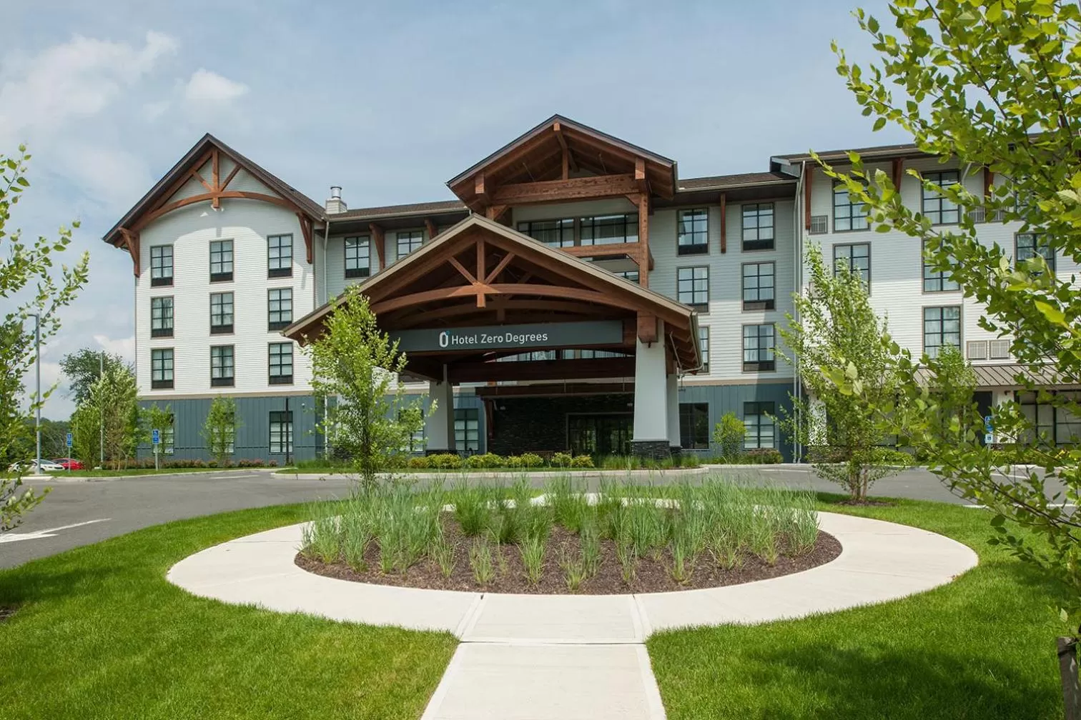 Property building in Hotel Zero Degrees Danbury