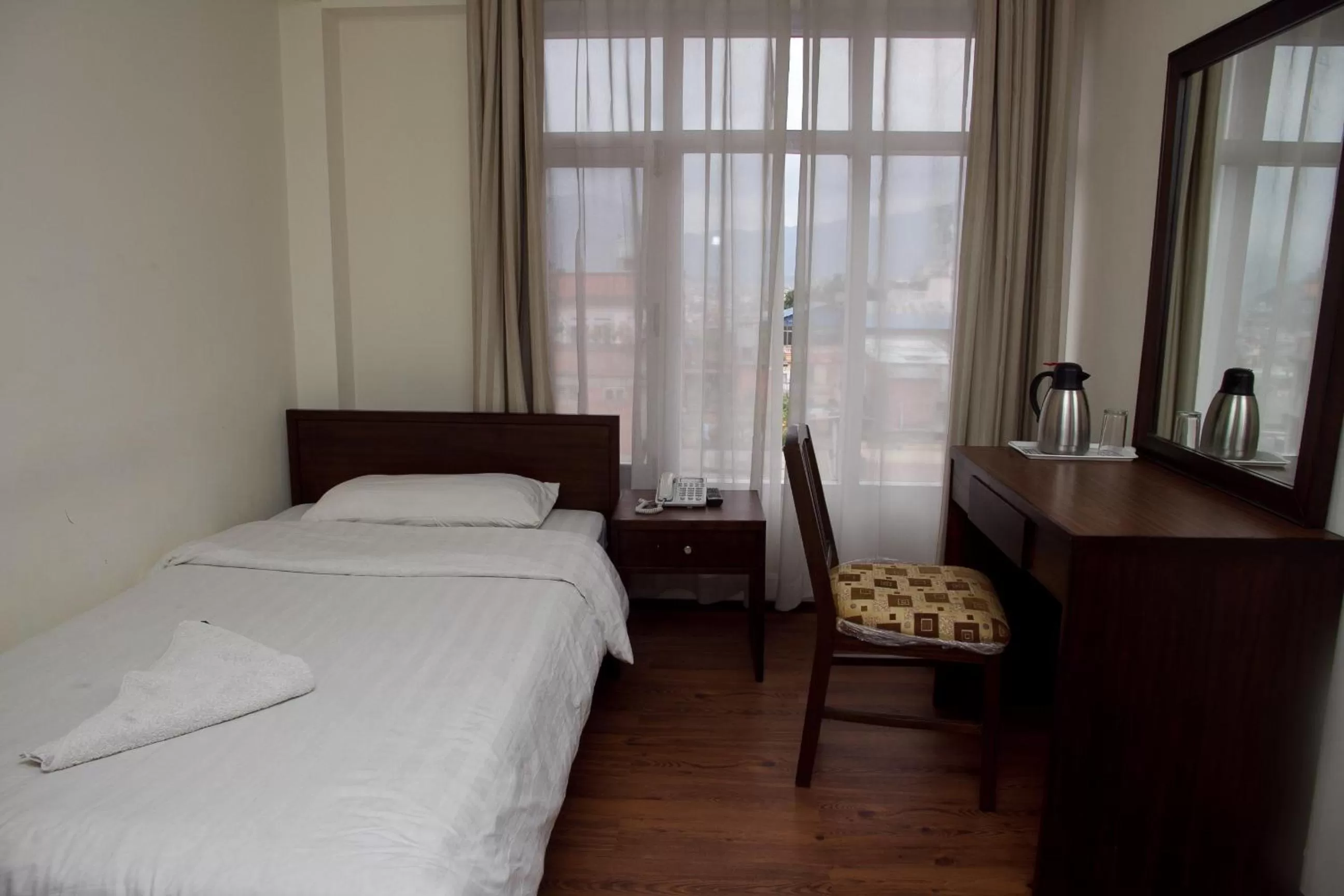 Photo of the whole room, Bed in Hotel Yambu kathmandu