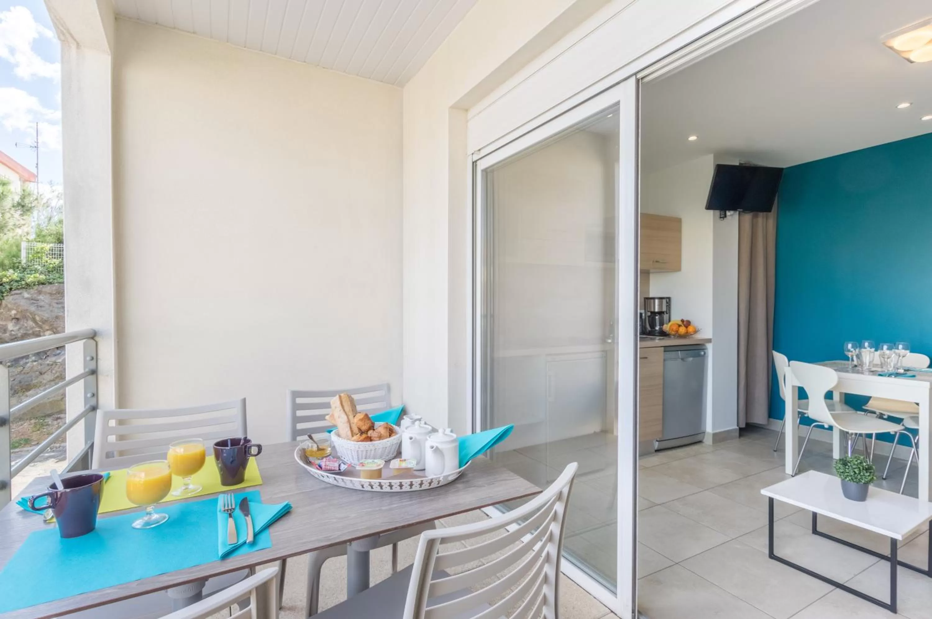 Balcony/Terrace in Résidence Thalacap