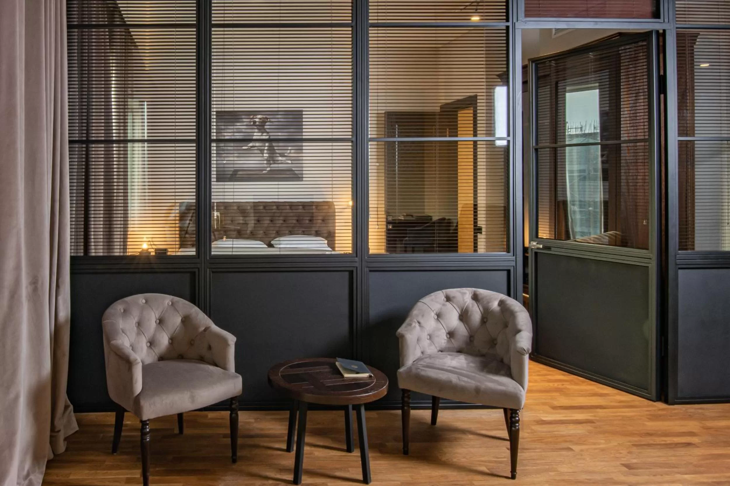 Seating Area in Warm House Apart Hotel