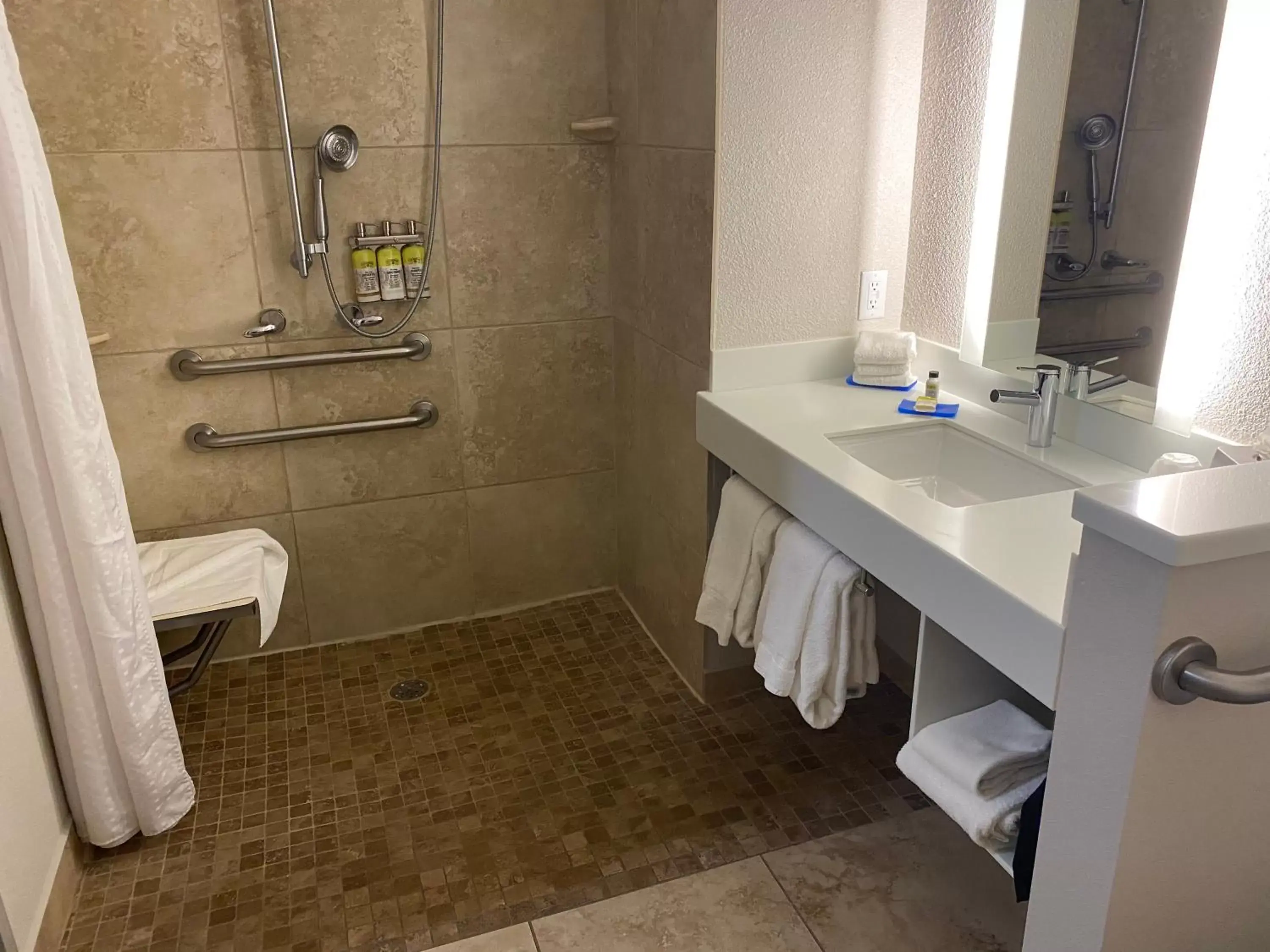 Deluxe King Room - Mobility Access Roll in Shower/Non-Smoking in Holiday Inn Express & Suites Albuquerque Historic Old Town by IHG Deluxe King Room - Mobility Access Roll in Shower/Non-Smoking in Holiday Inn Express & Suites Albuquerque Historic Old Town by IHG
