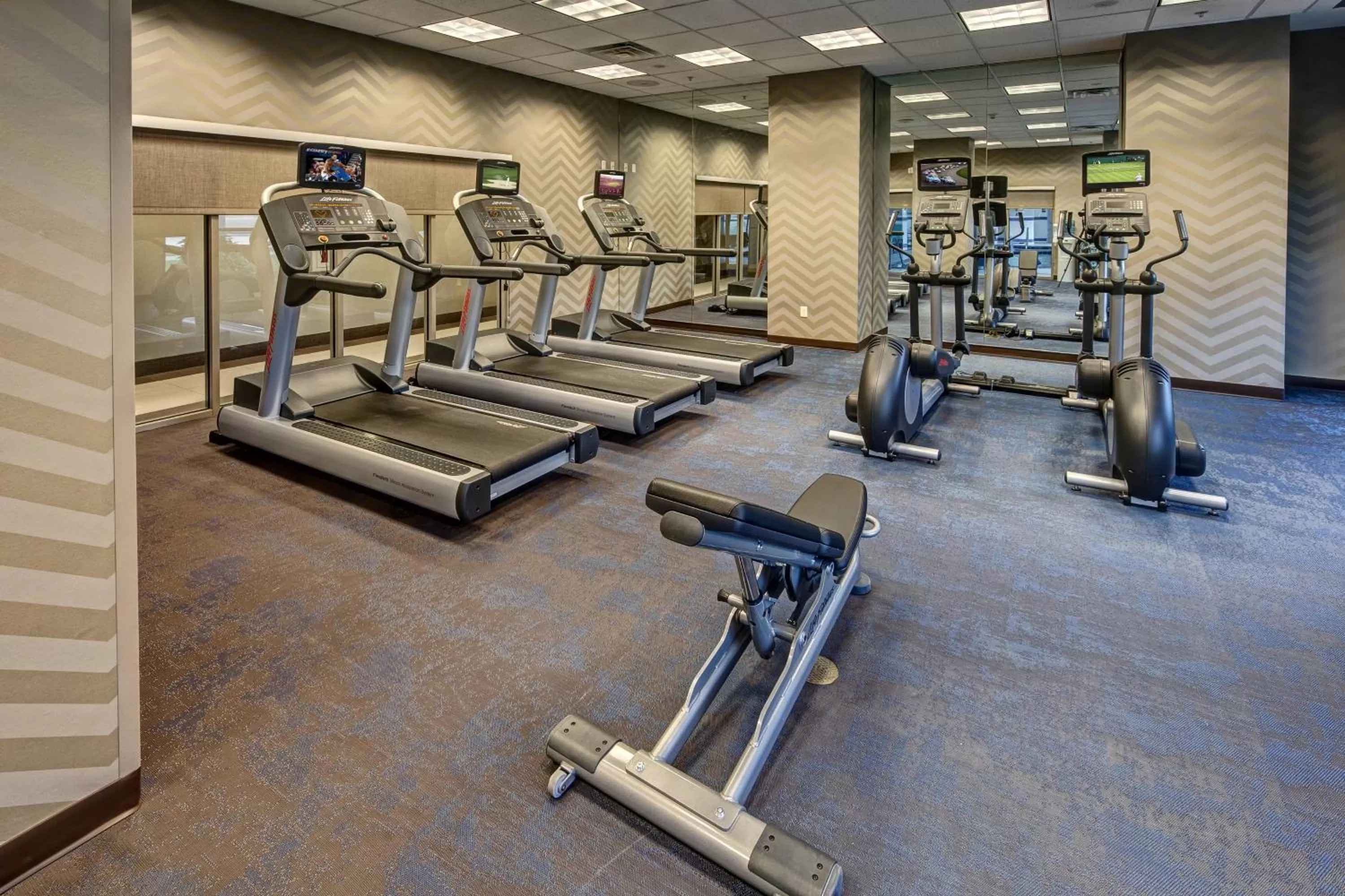 Fitness centre/facilities in Residence Inn Norfolk Downtown