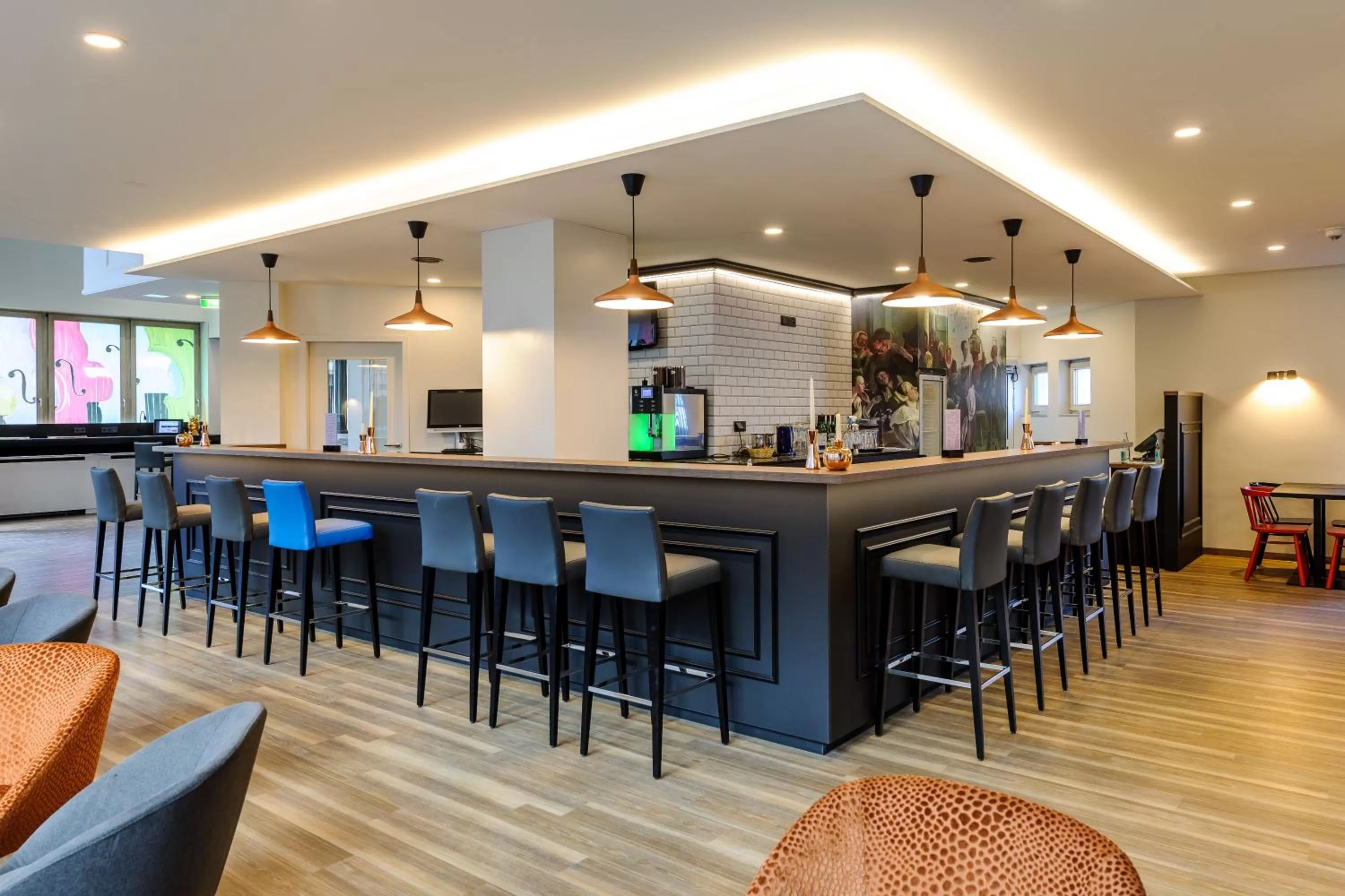 Lounge or bar in ibis Styles Halle
