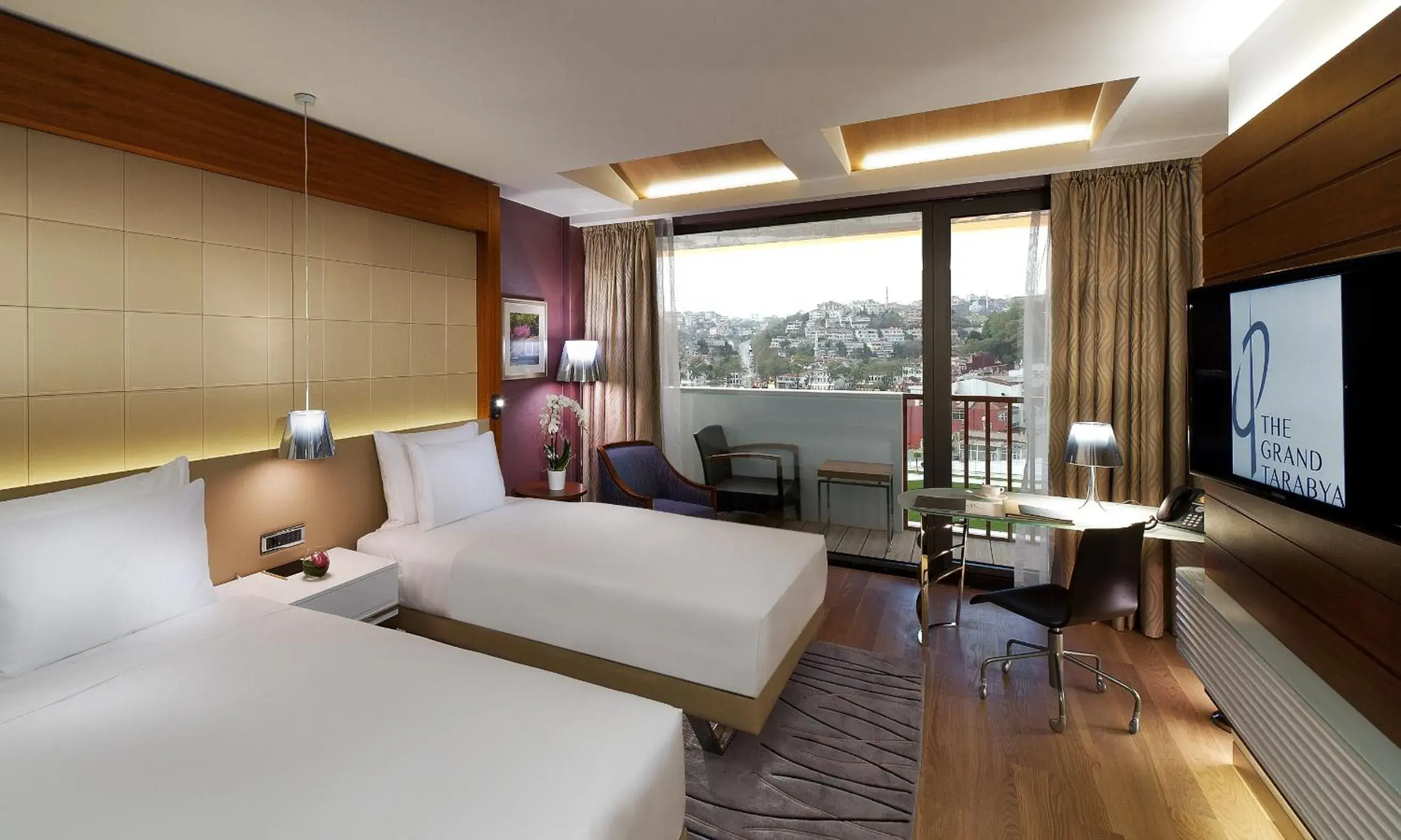 Deluxe Twin Room with Marina View in The Grand Tarabya Managed by Accor Deluxe Twin Room with Marina View in The Grand Tarabya Managed by Accor