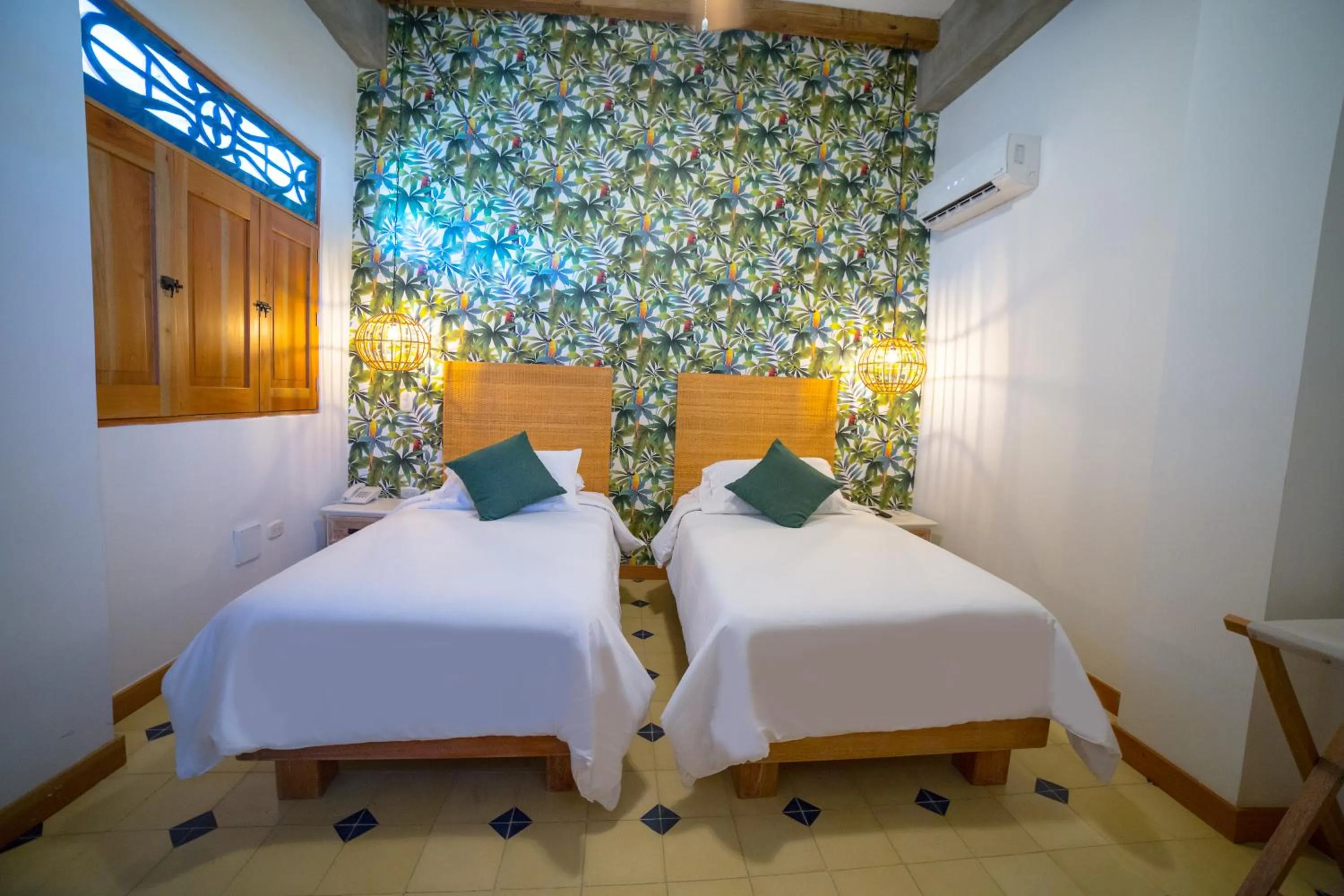 Decorative detail, Bed in Hotel Boutique Casa Mia